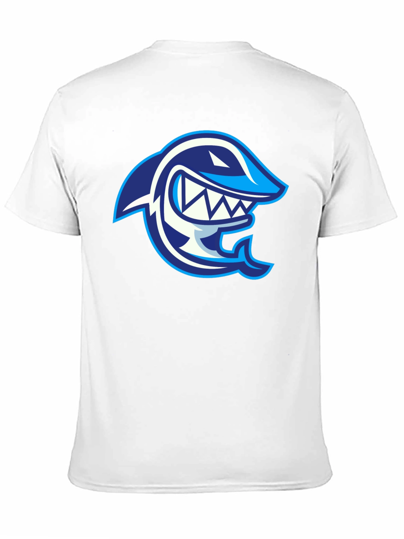 Black Cool Shark Graphic T-Shirt - Black view 11