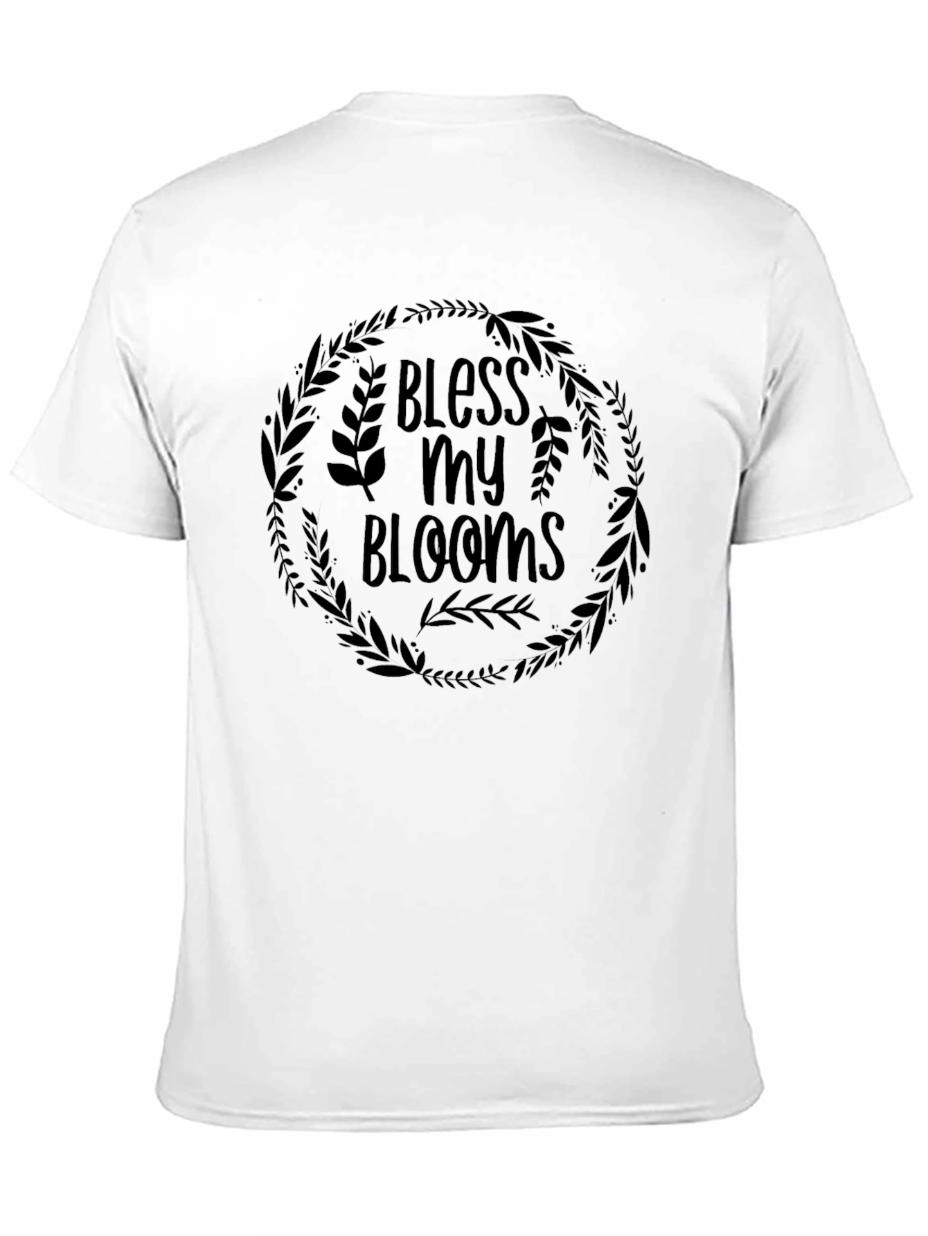 Black Bless My Blooms Graphic T-Shirt - Black view 11