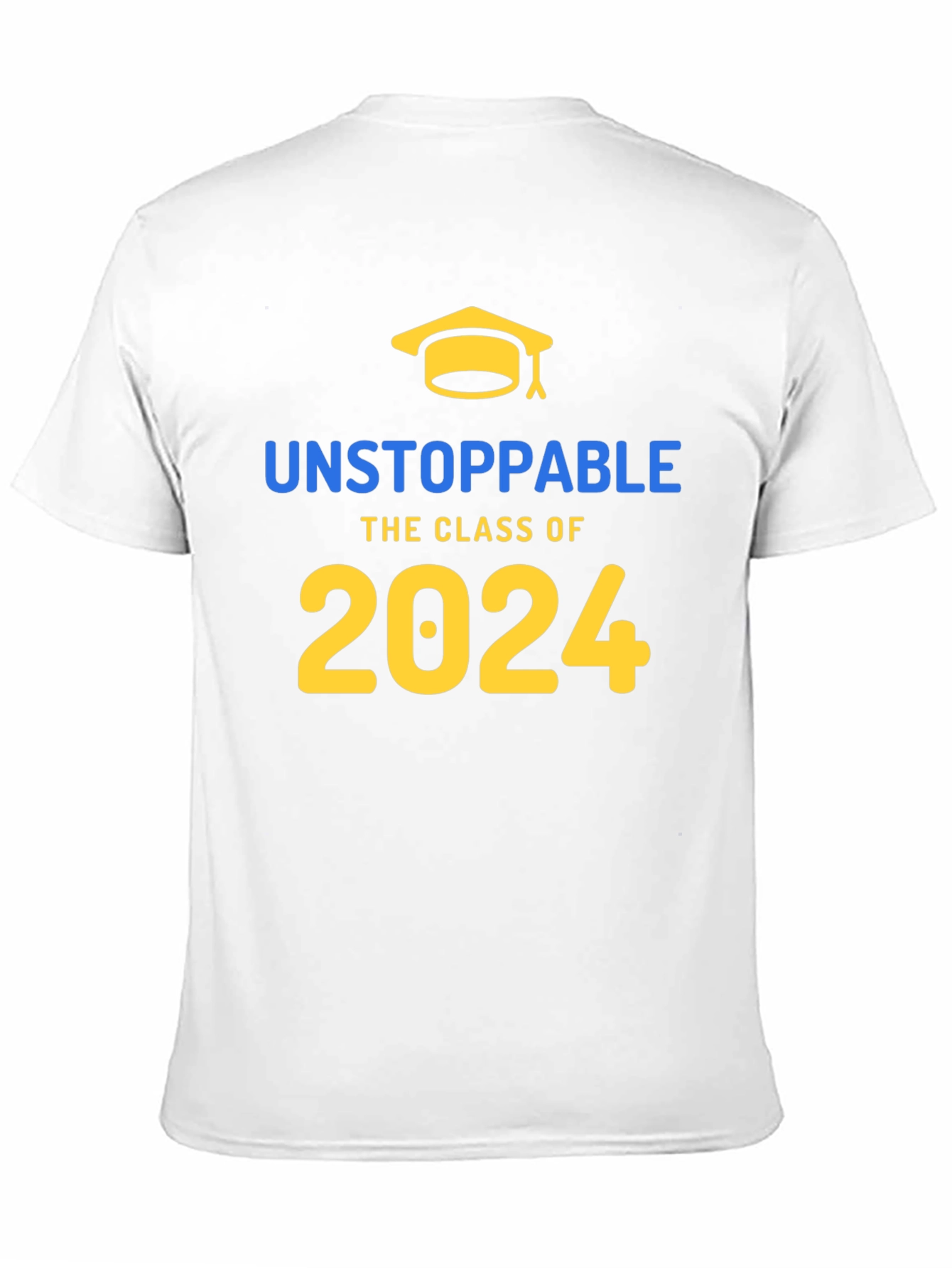 Black Unstoppable Class of 2024 Graduation T-Shirt view 11