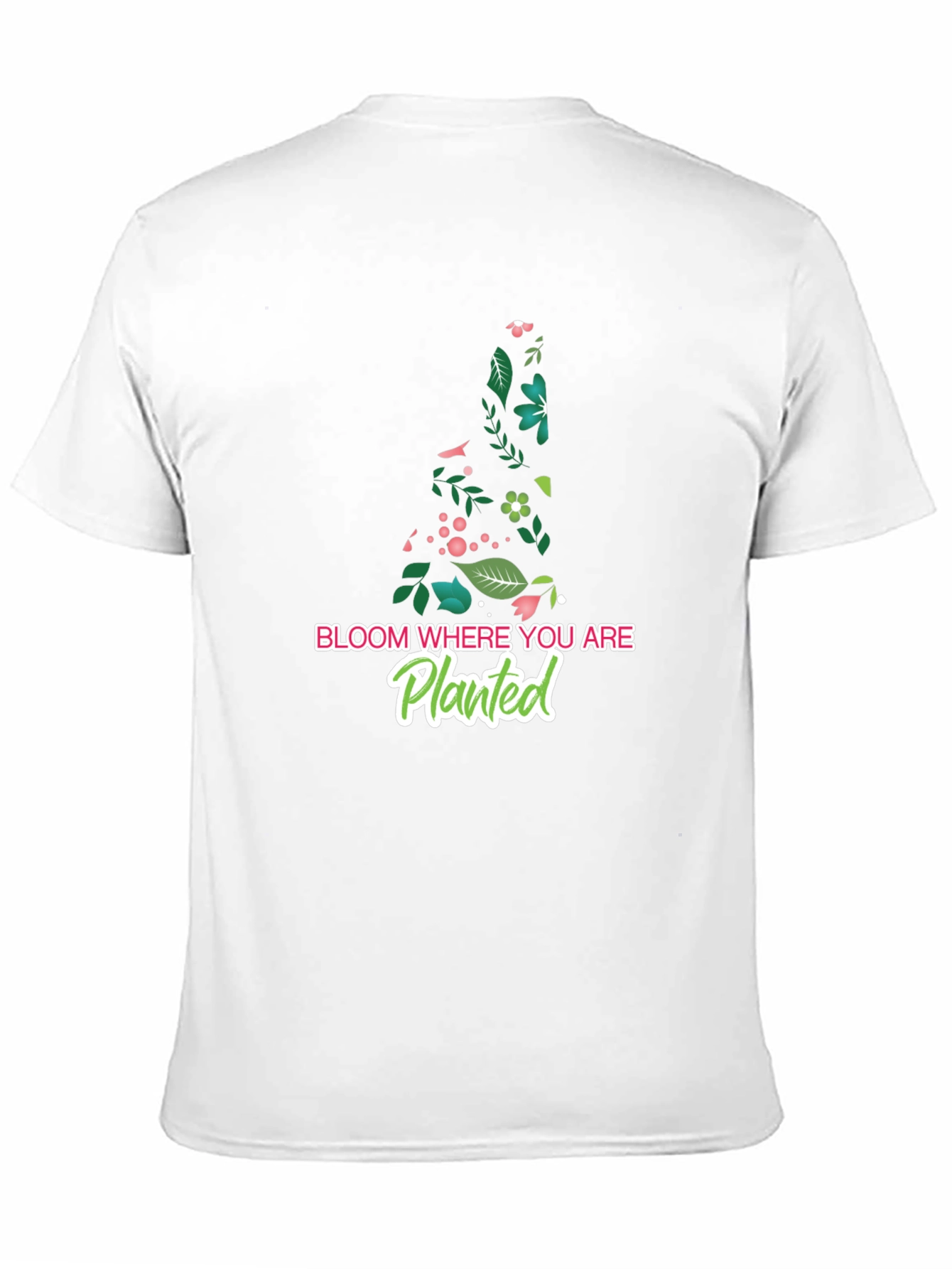Black Bloom Where You Are Planted T-Shirt view 11