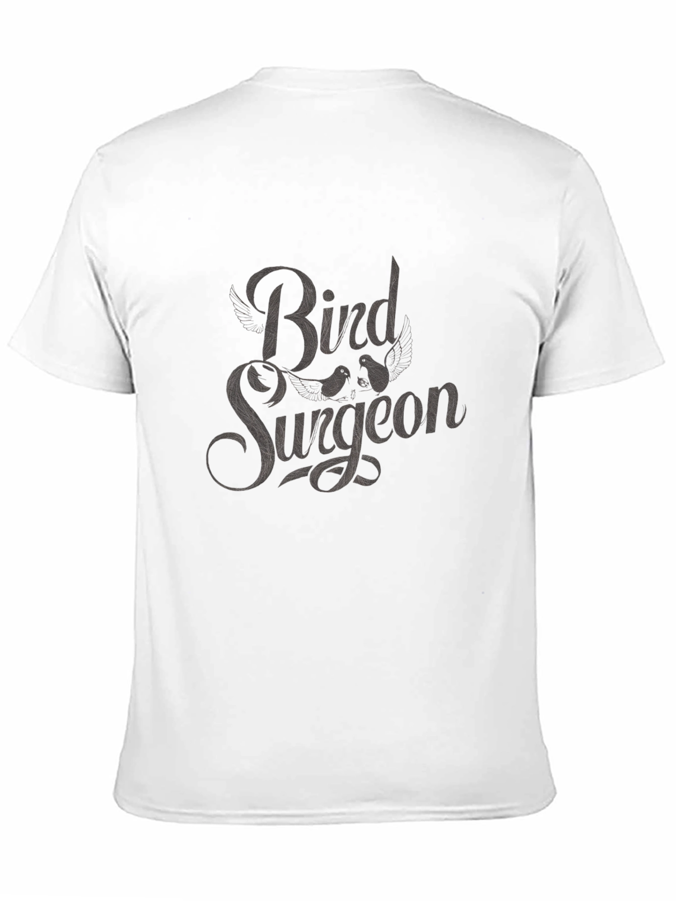 Black Bird Surgeon T-Shirt - Quirky Graphic Tee view 11