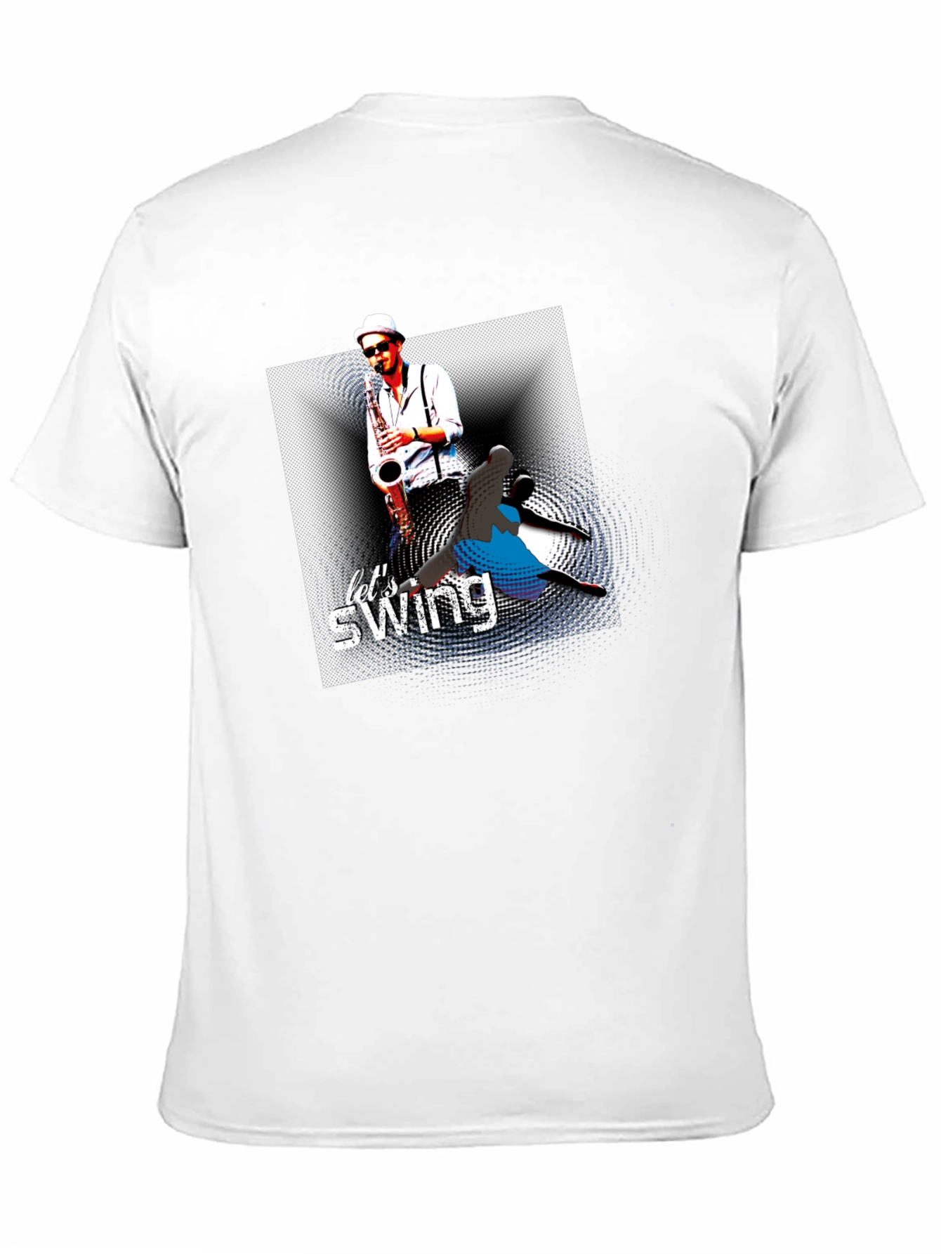 Black Let's Swing Graphic T-Shirt - Black view 11