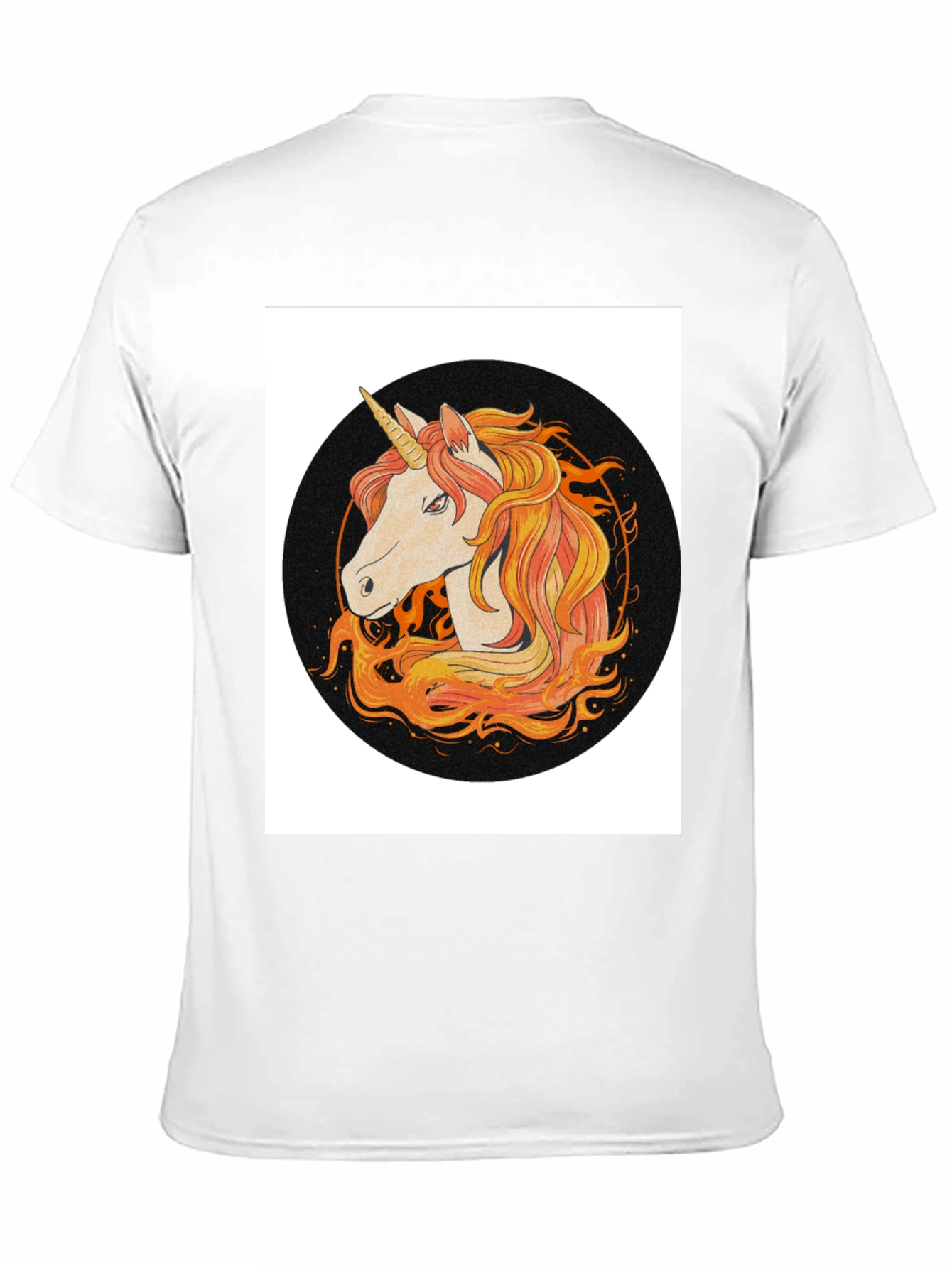 Black Unicorn Graphic Tee - Black Cotton Blend view 11