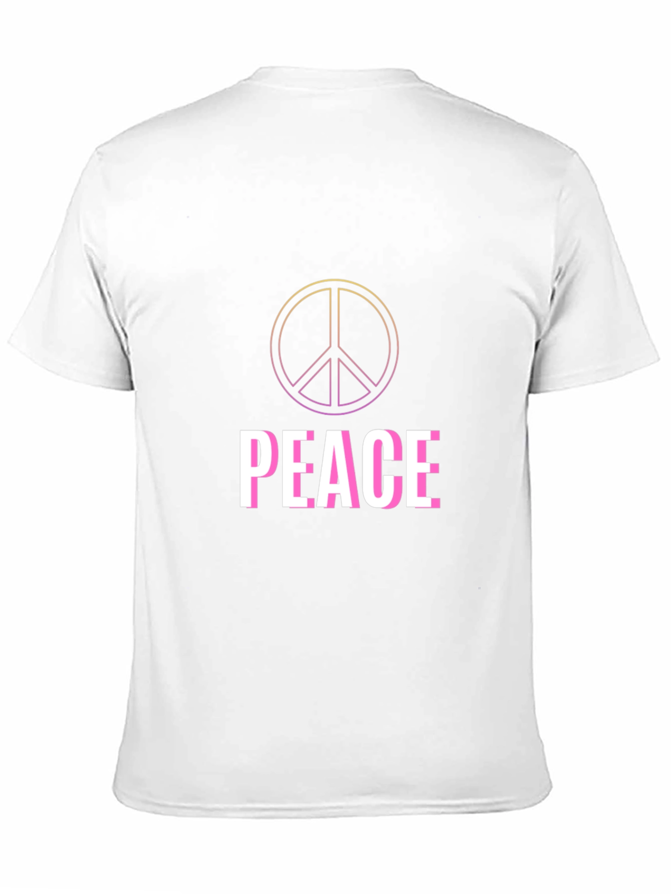 Black Peace Sign Graphic T-Shirt - Retro Style view 11