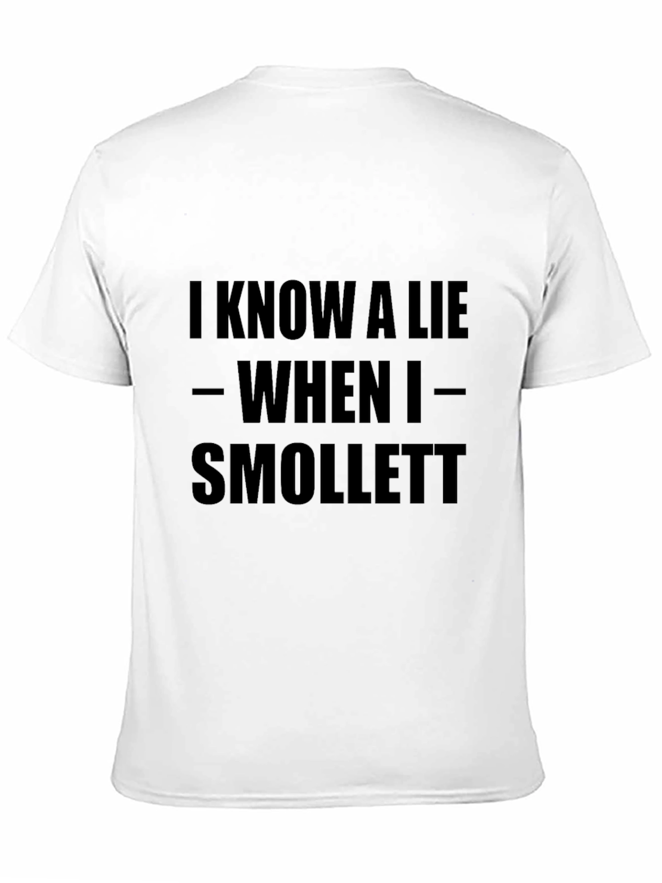Black I Know a Lie - When I - Smollett Black T-Shirt view 11