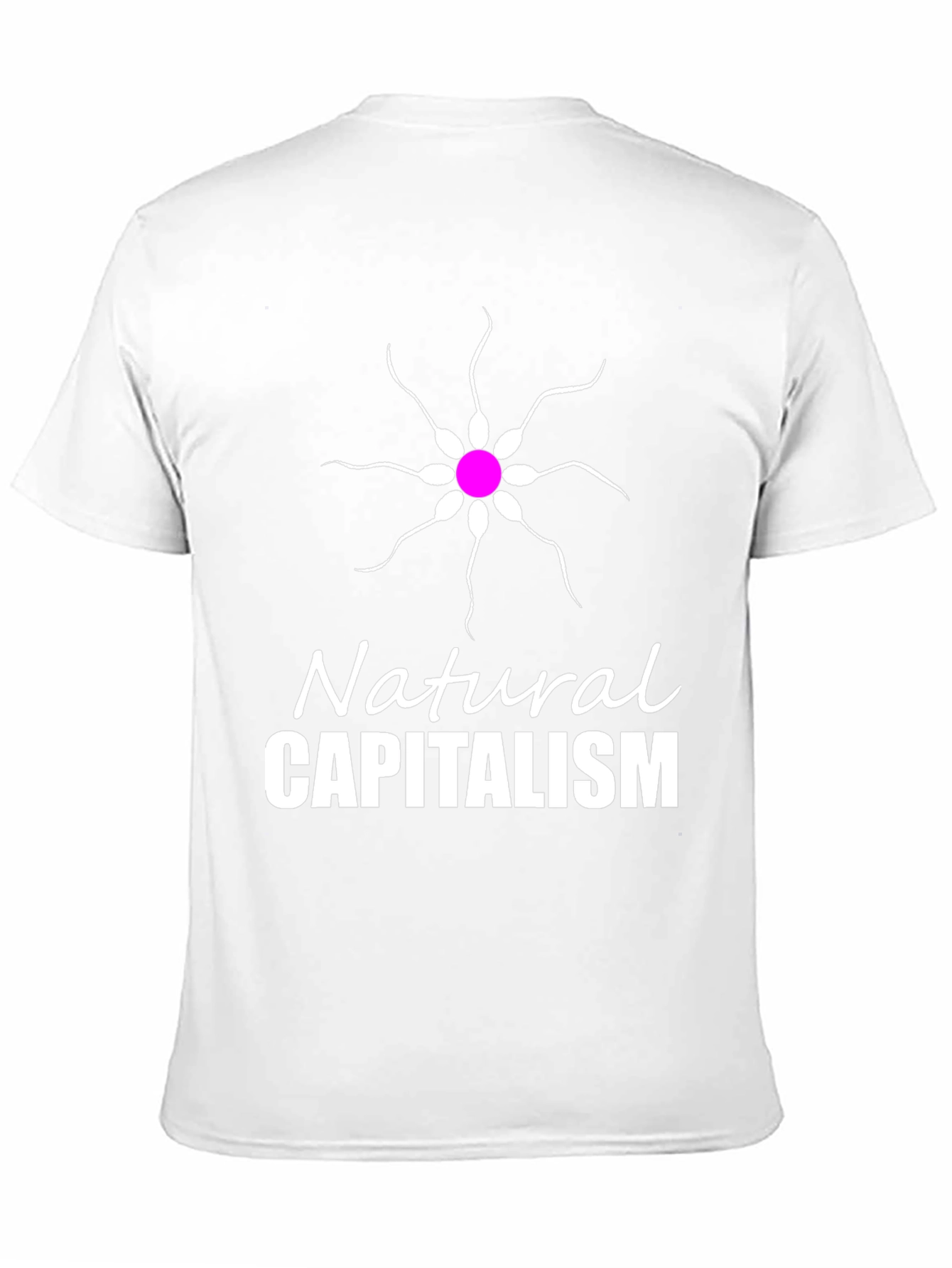 Black Natural Capitalism Graphic T-Shirt view 11