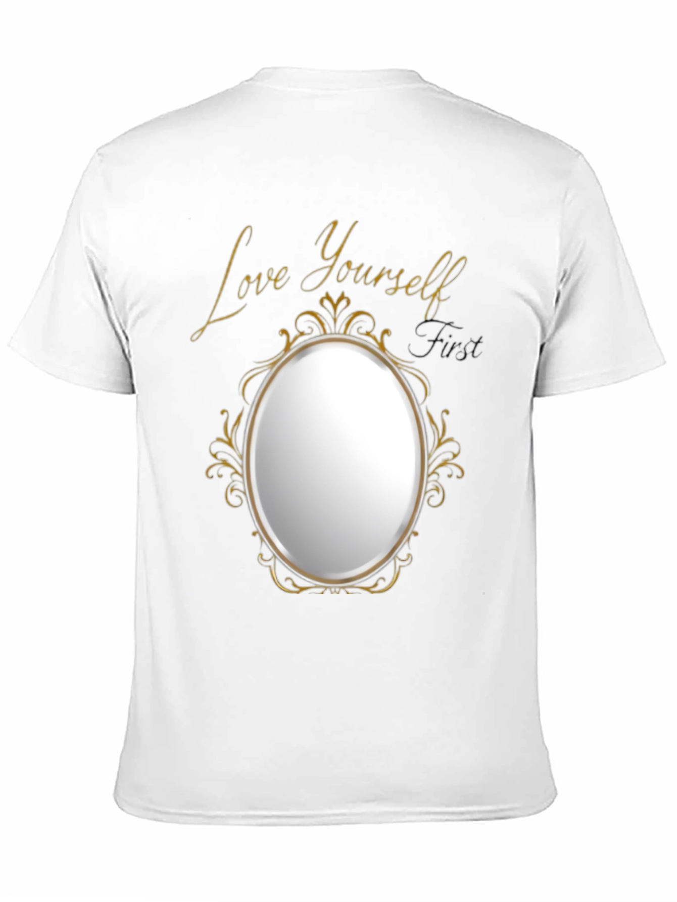 Black Love Yourself First Graphic Tee view 11