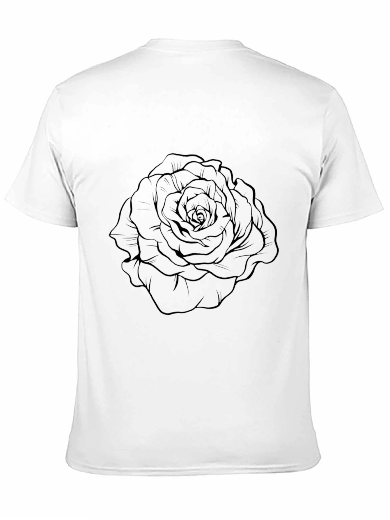Black Black Rose Graphic Tee - Stylish Men's T-Shirt view 11