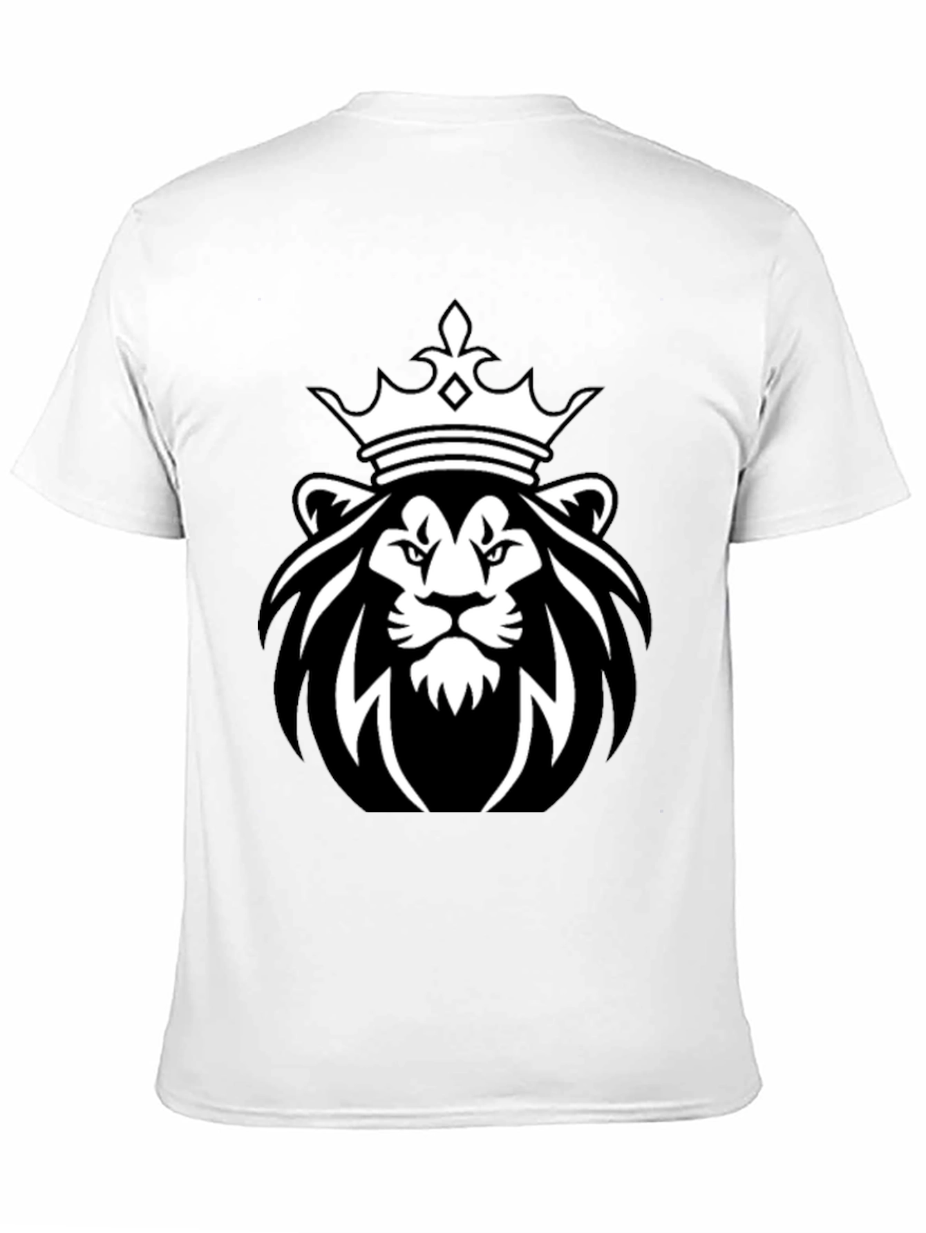 Black Lion King Graphic Tee - Black view 11