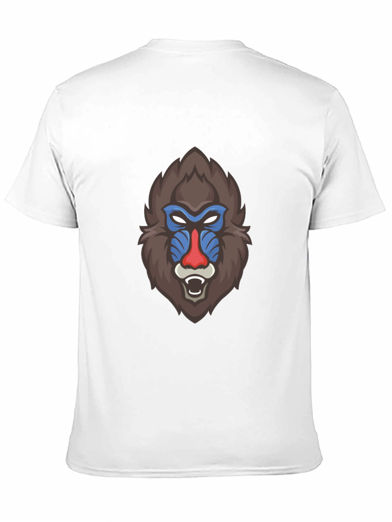 Black Bold Mandrill Graphic Tee - Black Cotton Blend view 11