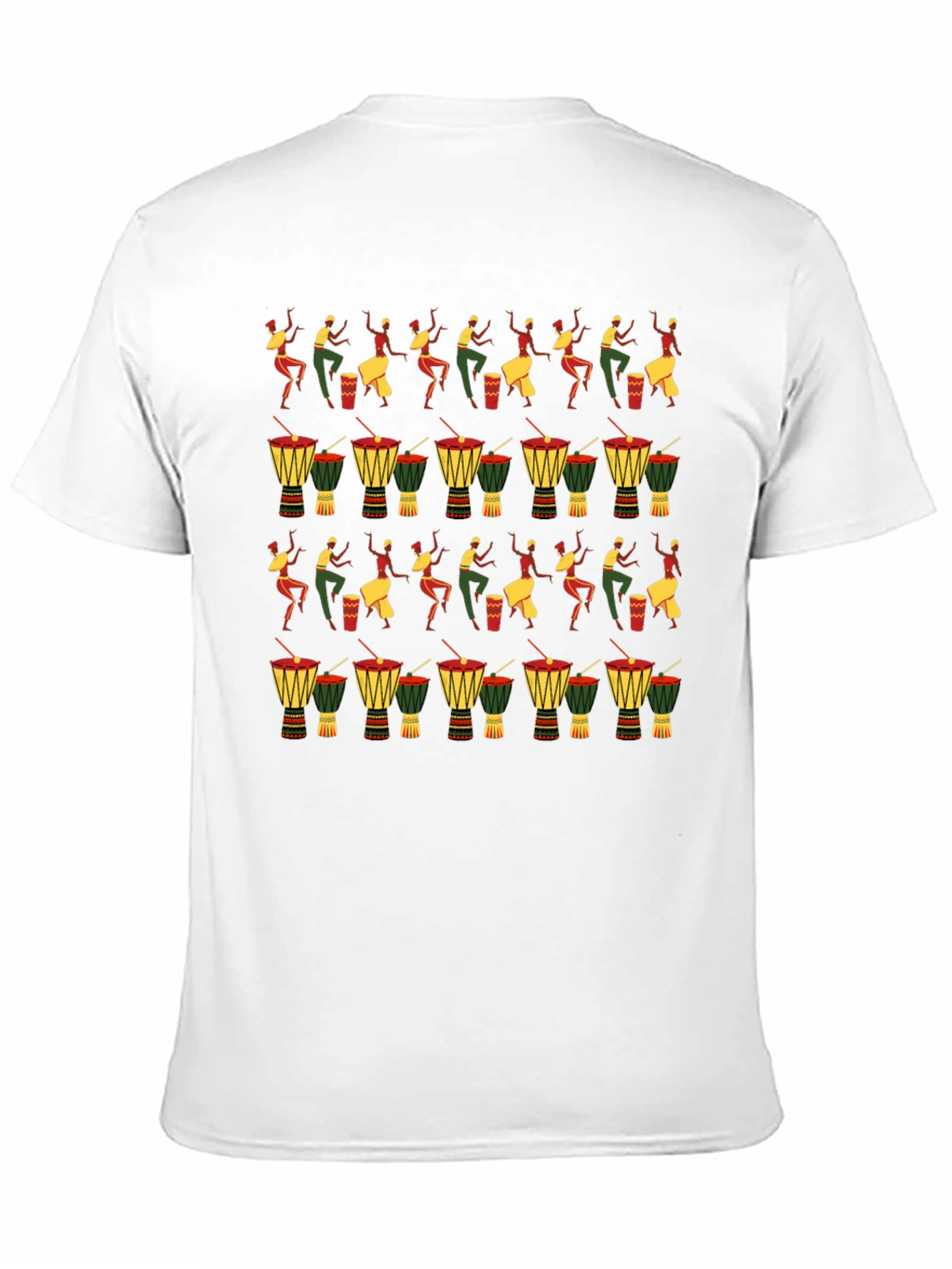 Black African Drummer Graphic Tee - Rhythm & Culture view 11