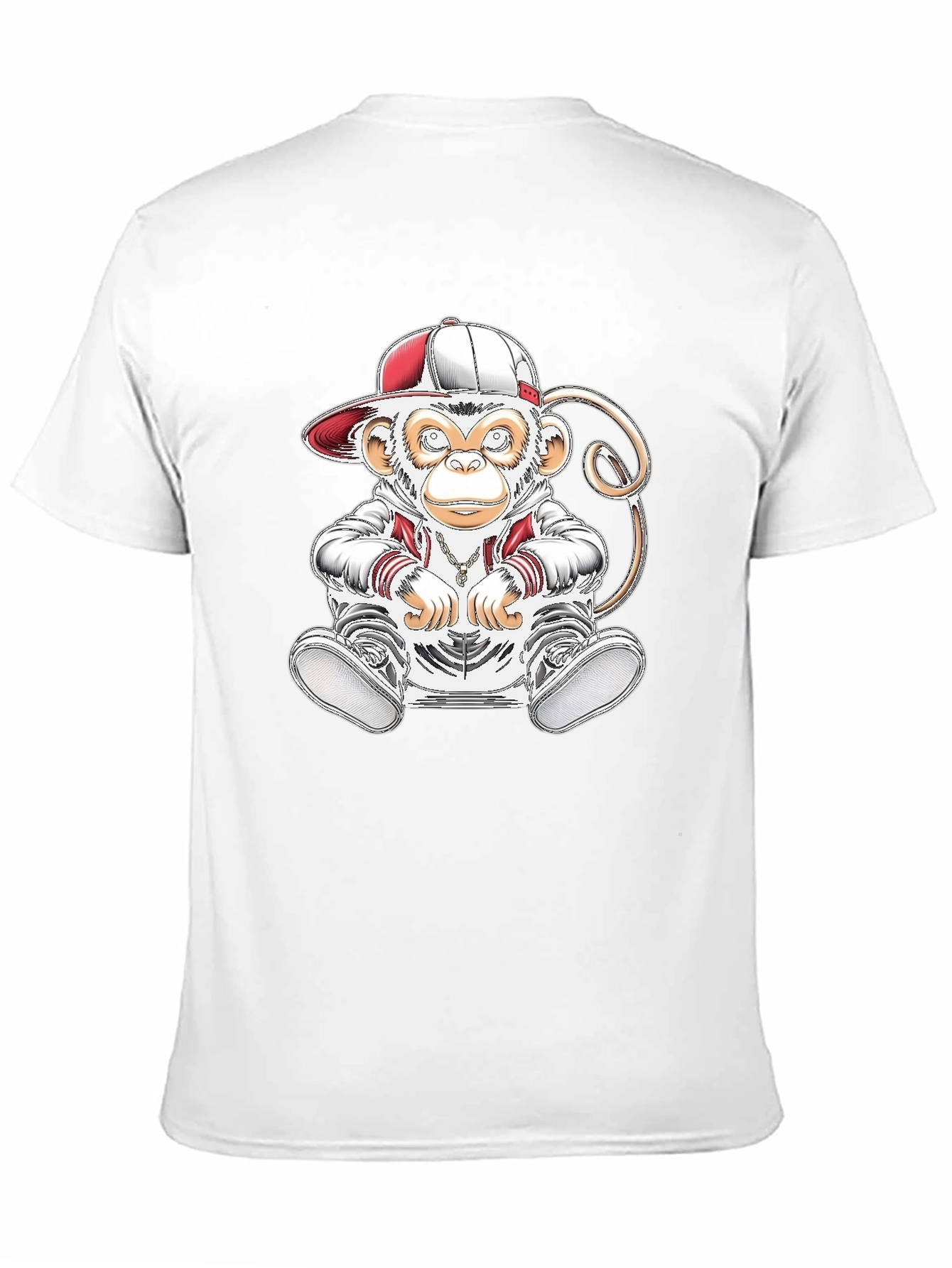 Black Cool Monkey Graphic T-Shirt - Urban Style view 11