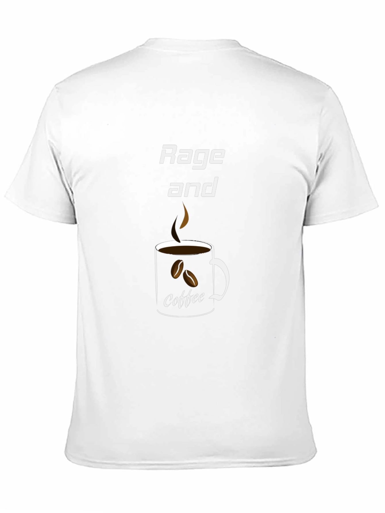 Black Rage and Coffee Graphic T-Shirt view 11