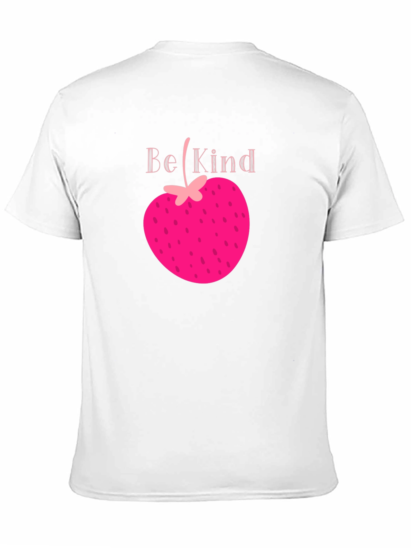 Black Be Kind Strawberry Heart Tee - Black Graphic T-Shirt view 11