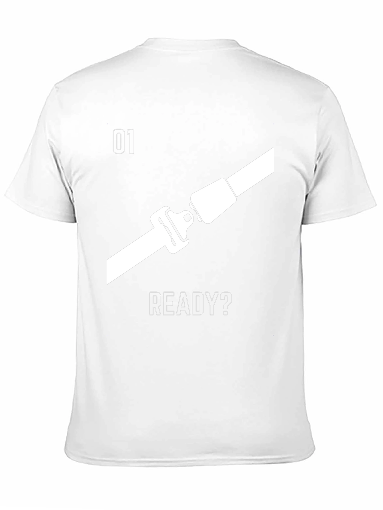 Black Seatbelt Ready T-Shirt - Black Graphic Tee view 11