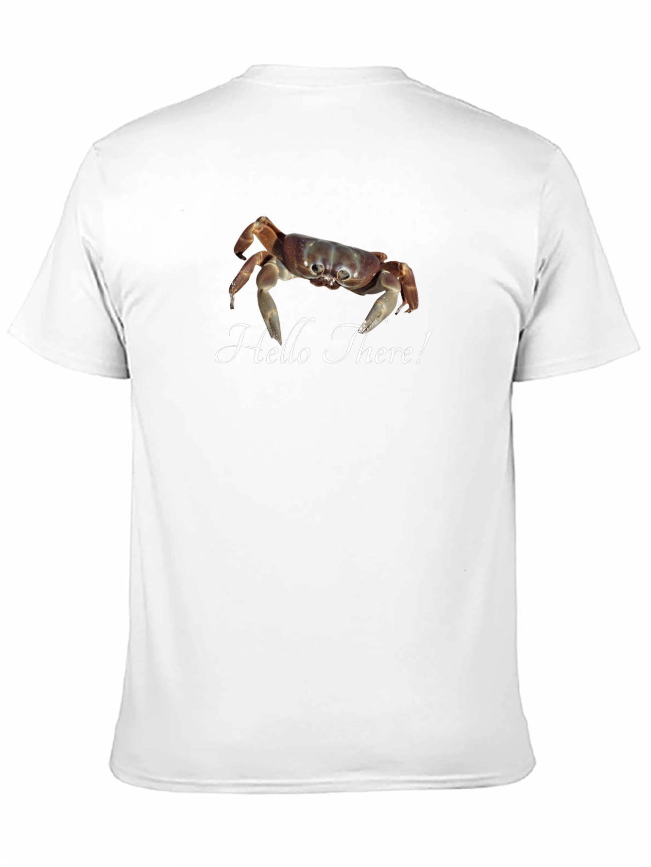 Black Hello There Crab T-Shirt - Unique Design view 11