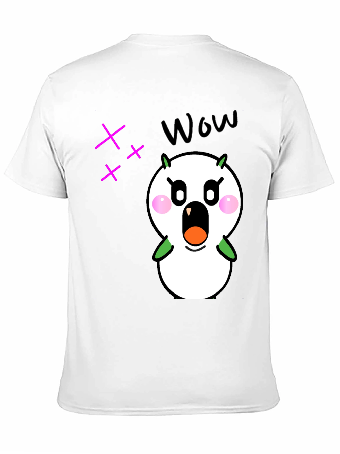 Black Funny Cartoon Character Graphic Black T-Shirt view 11