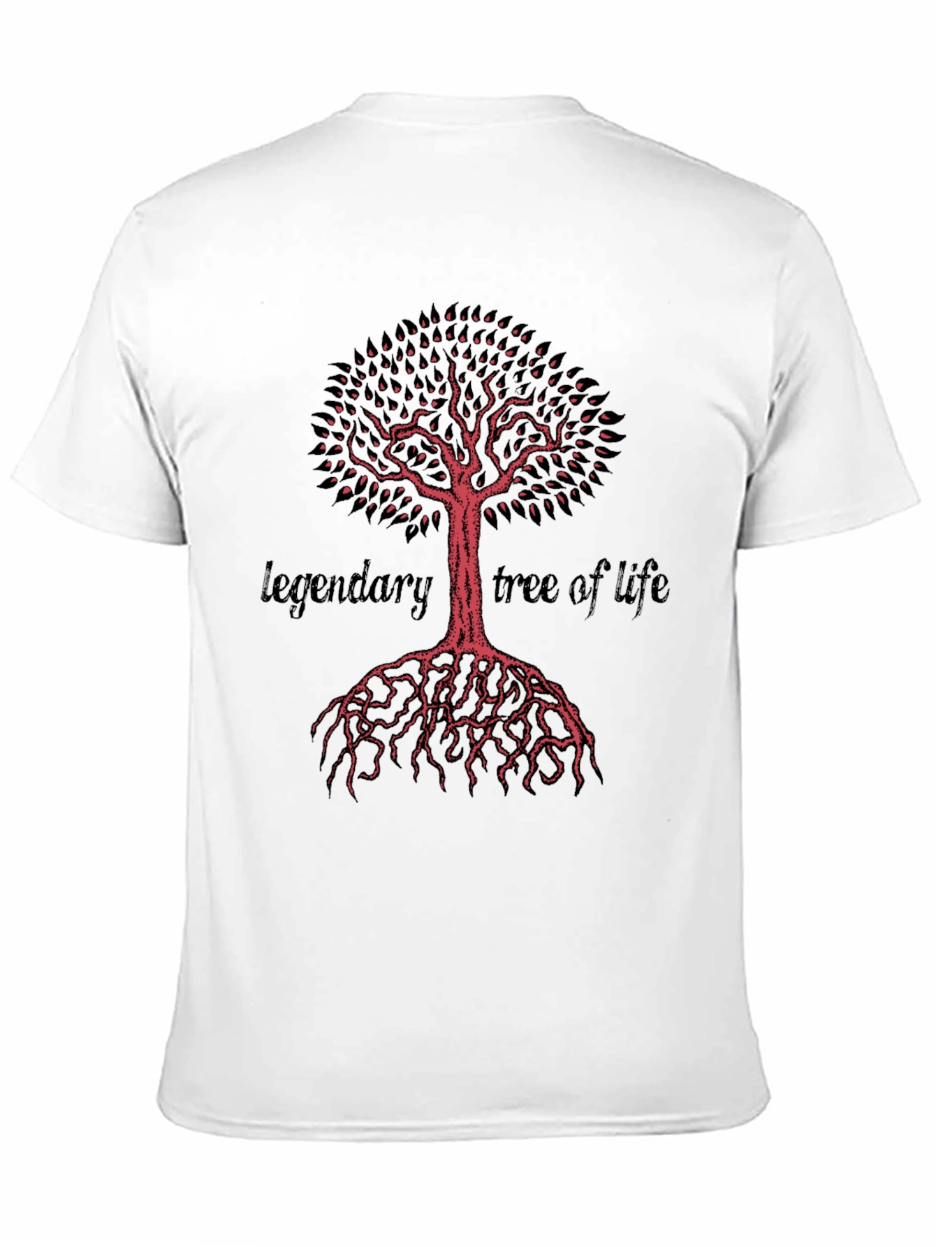 Black Legendary Tree of Life Graphic T-Shirt view 11
