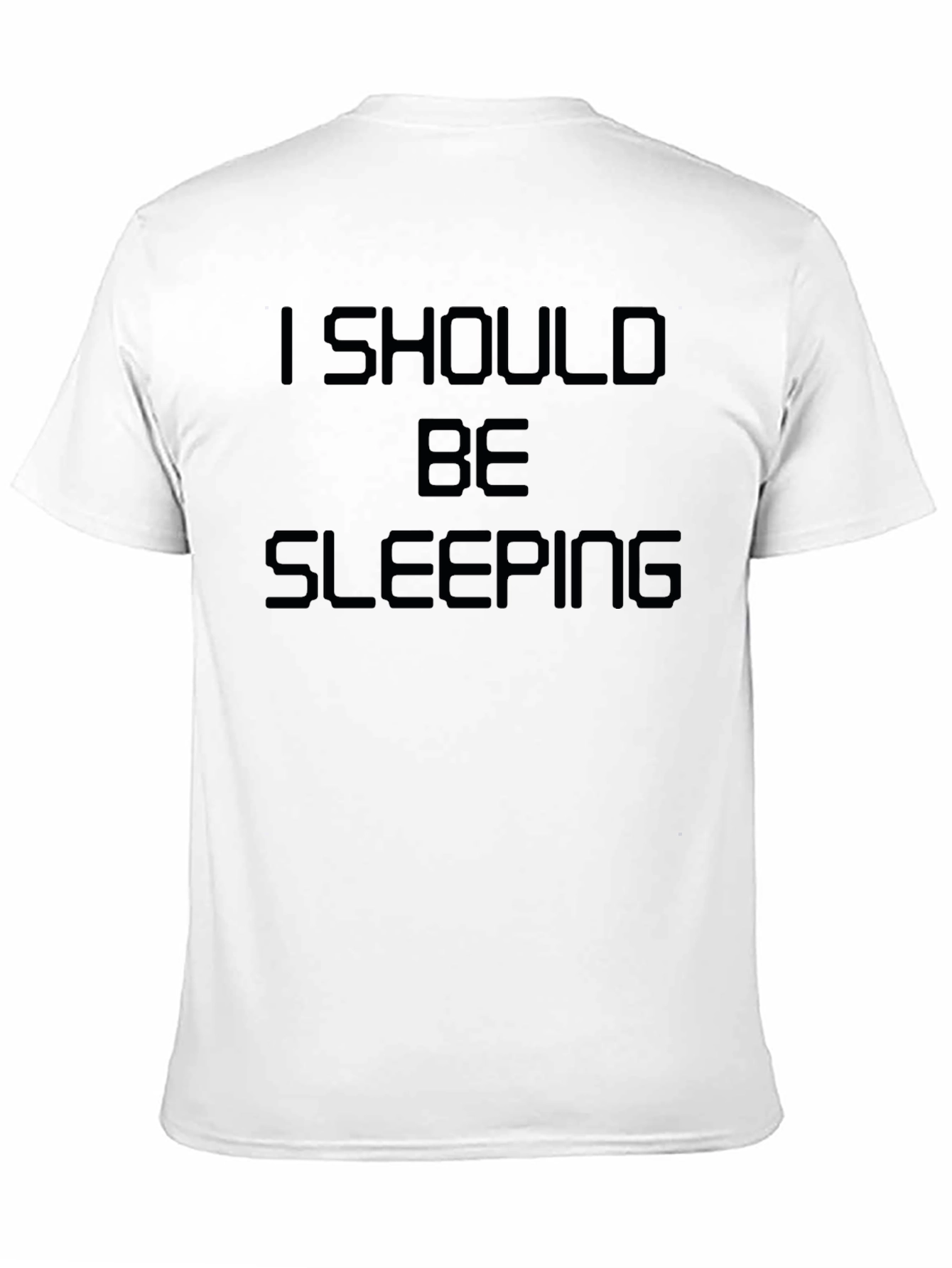Black I Should Be Sleeping Funny Graphic Tee view 11