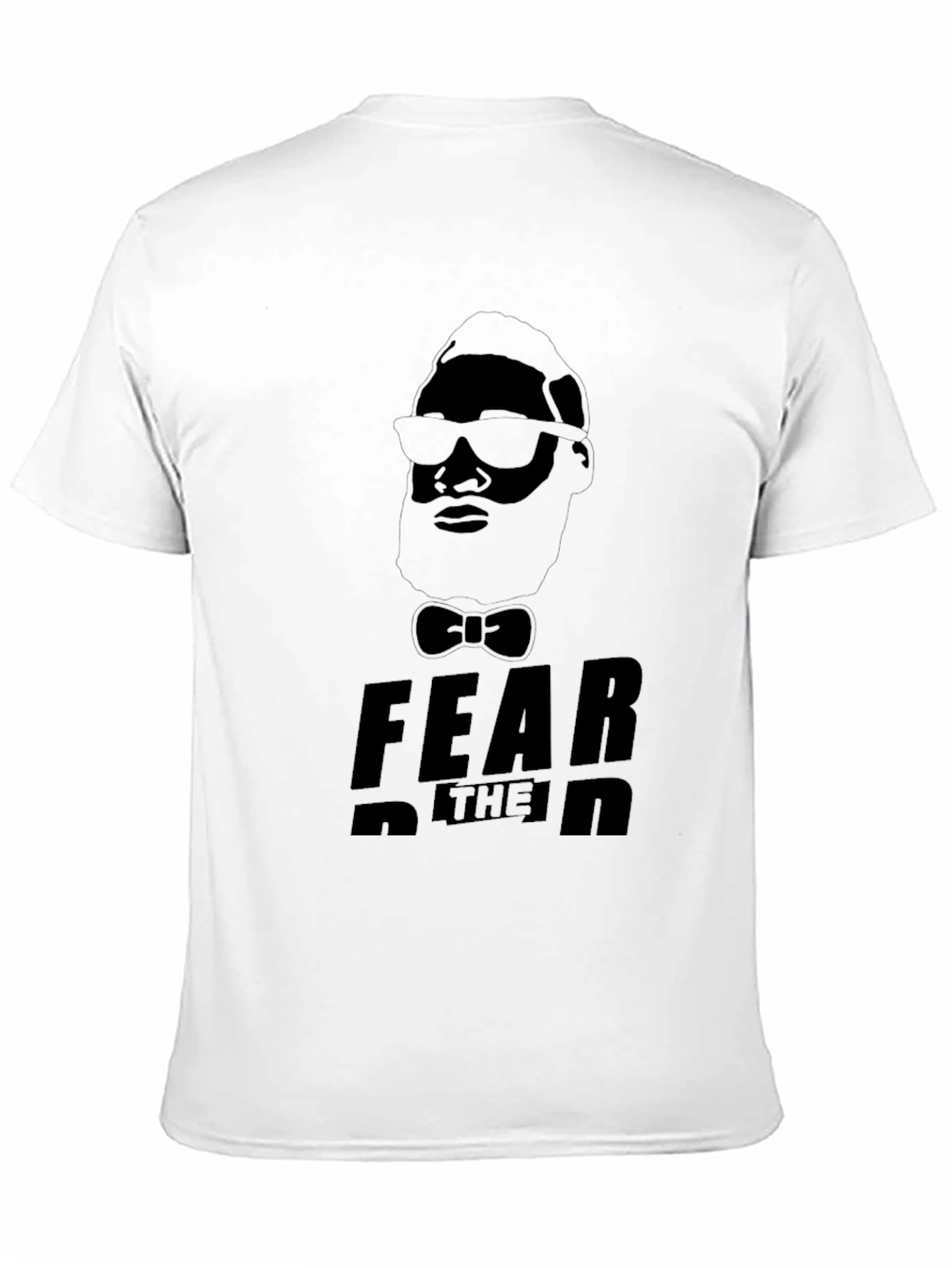 Black Fear the Beard T-Shirt - Graphic Print Tee view 11