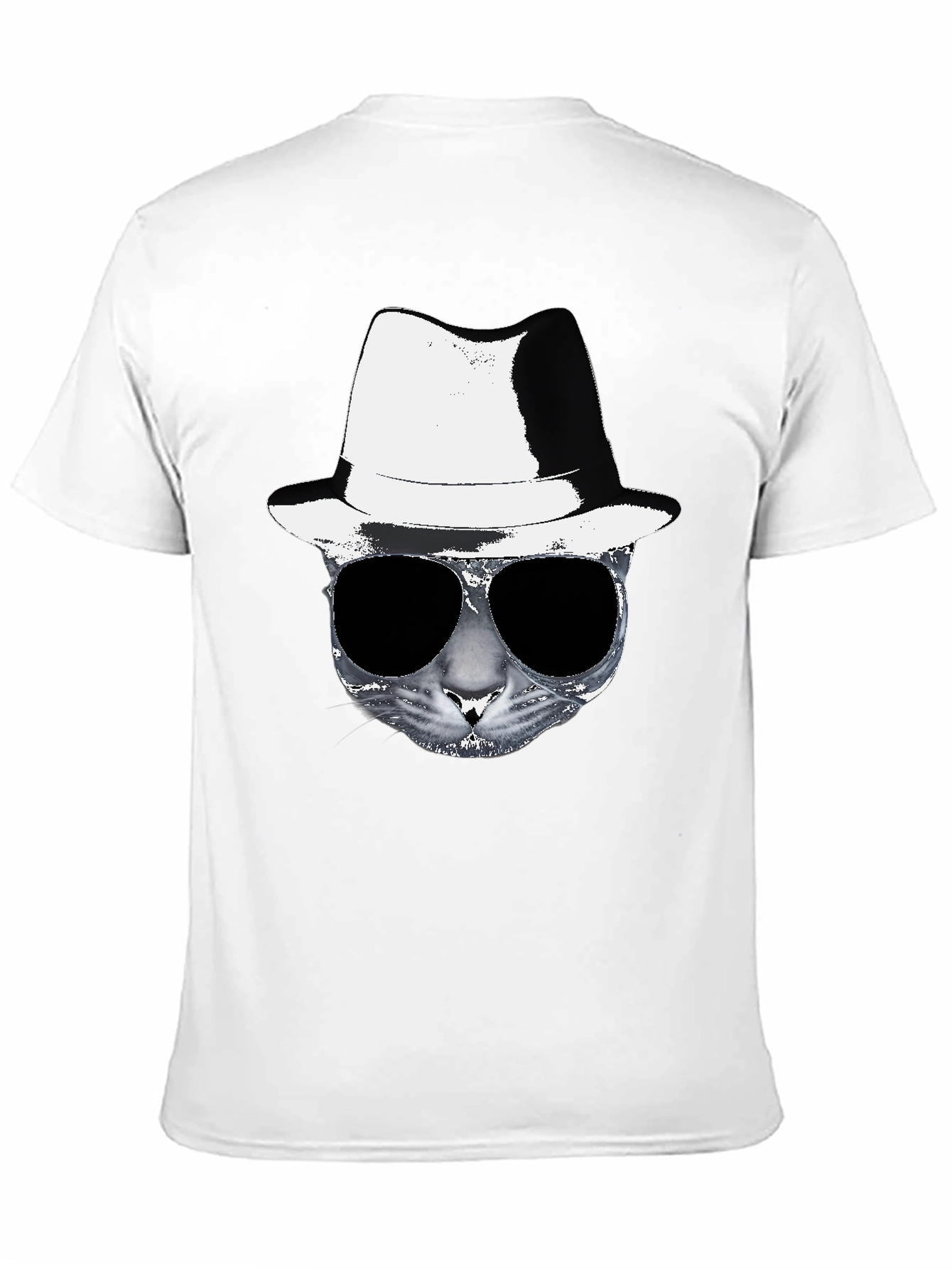 Black Cool Cat Tee - Black Graphic T-Shirt view 11