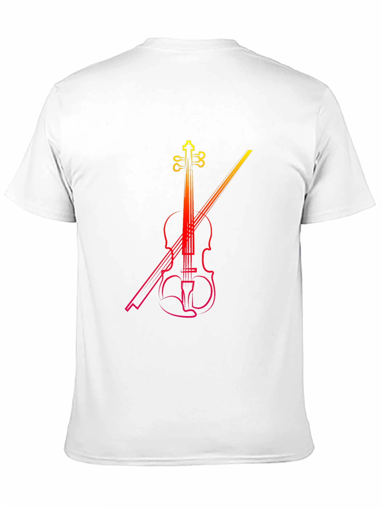Black Violin Graphic Print Black T-Shirt view 11