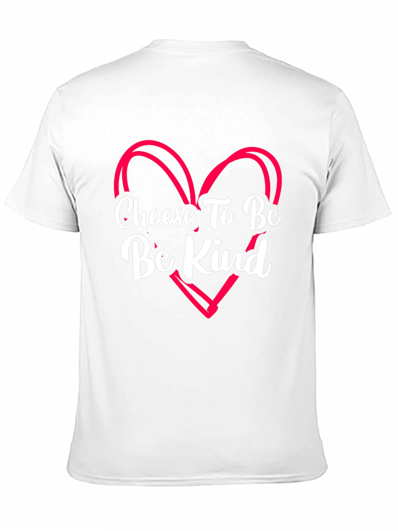 Black Choose To Be Kind Black T-Shirt with Heart view 11