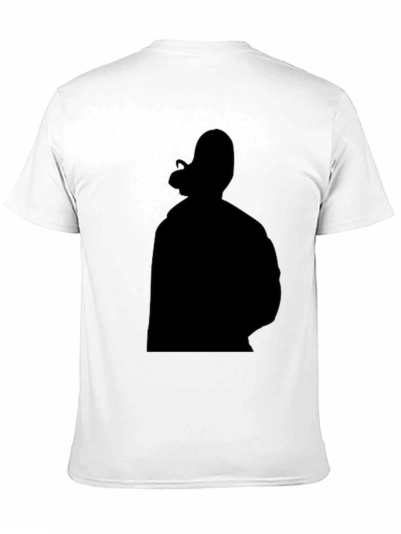 Black Black Graphic Tee - Silhouette Design view 11