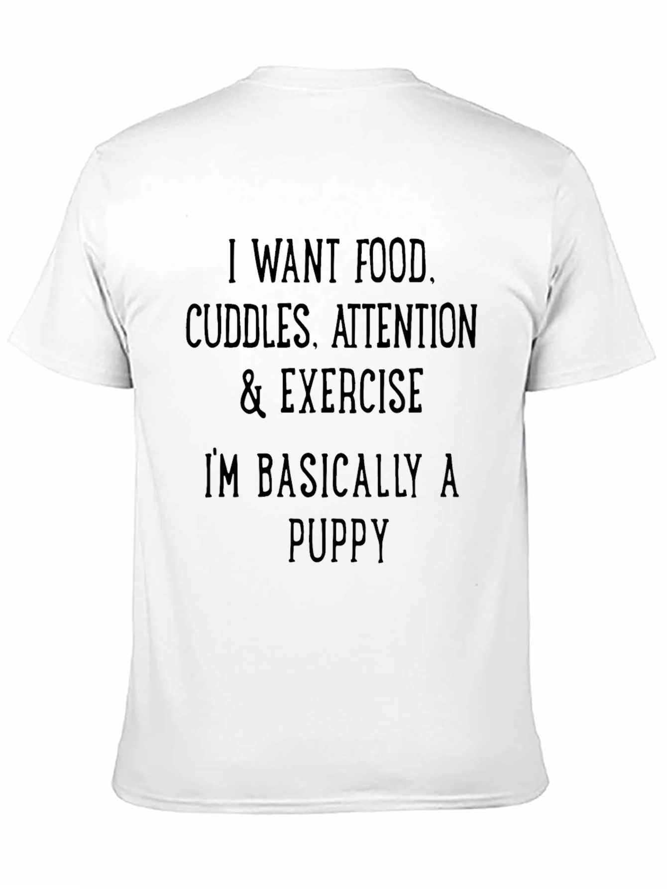 Black Puppy Needs Black T-Shirt - Funny Pet Lover Tee view 11