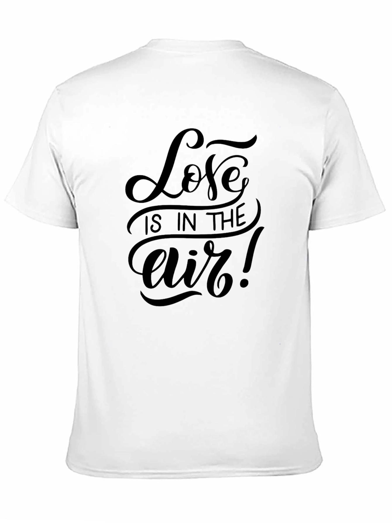 Black Love is in the Air Black Graphic Tee view 11