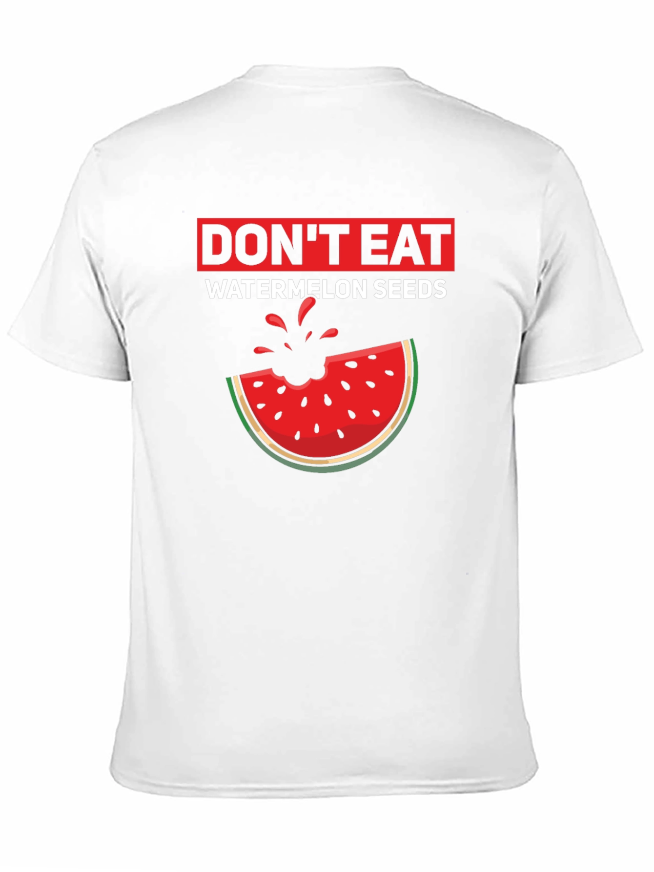 Black Don't Eat Watermelon Seeds Graphic T-Shirt view 11