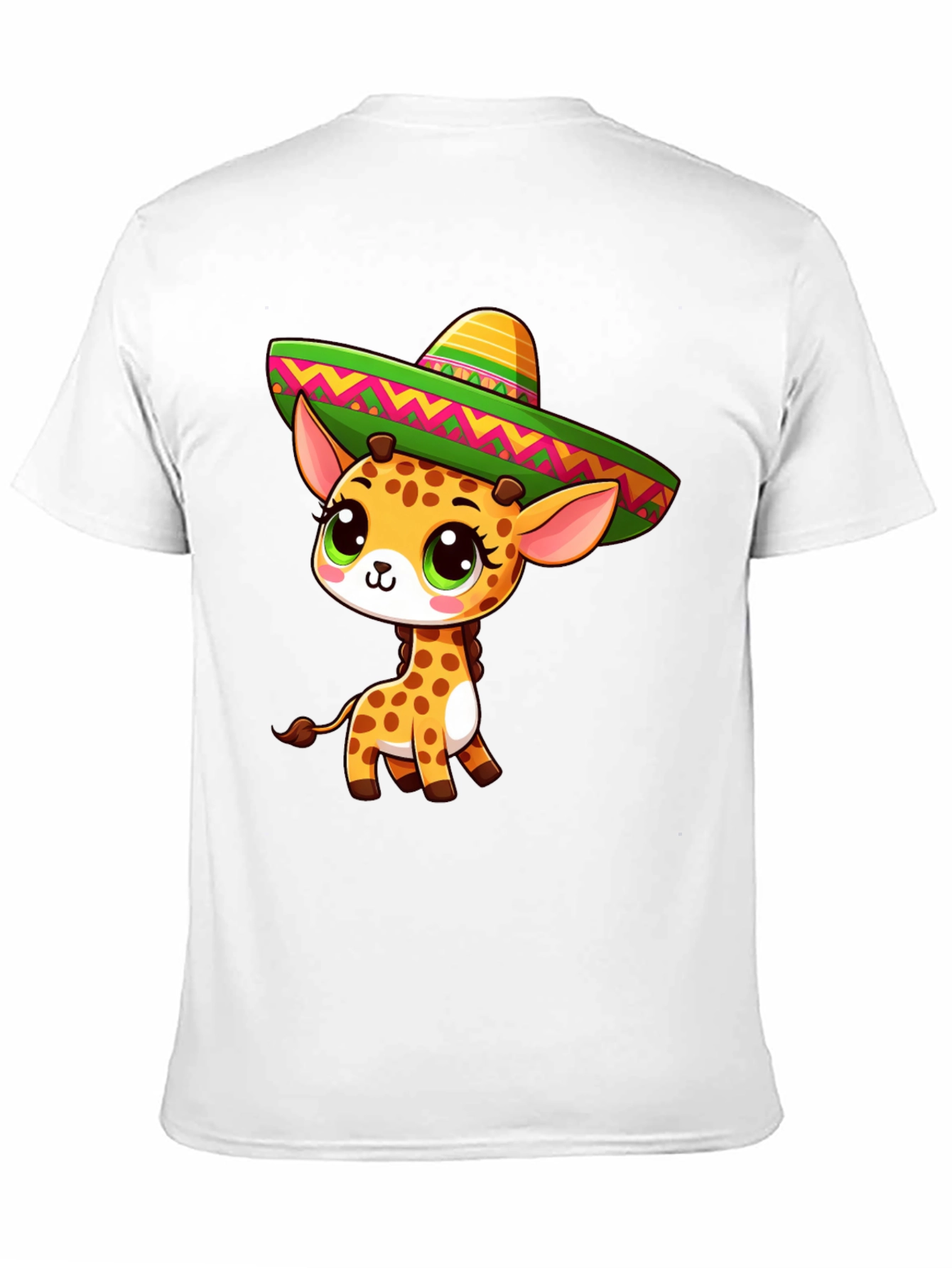 Black Giraffe Sombrero Graphic Tee view 11
