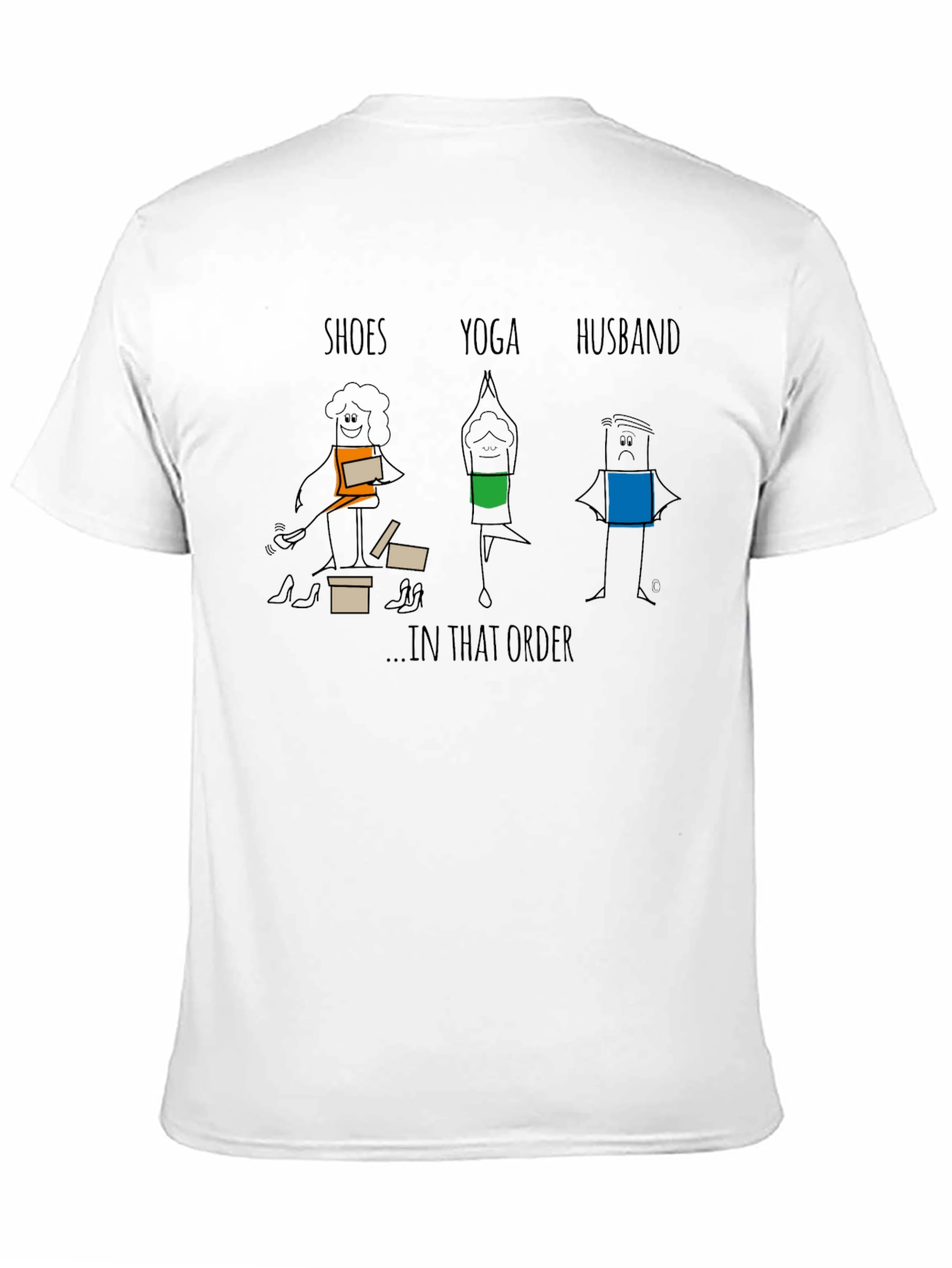 Black Shoes, Yoga, Husband T-Shirt - Black Graphic Tee view 11