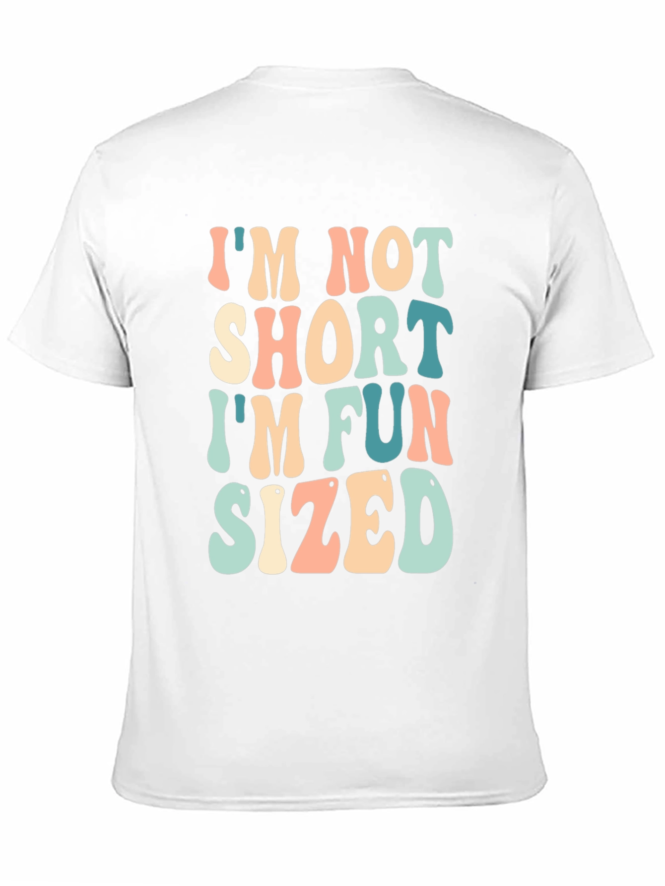 Black Fun Sized T-Shirt - I'm Not Short view 11