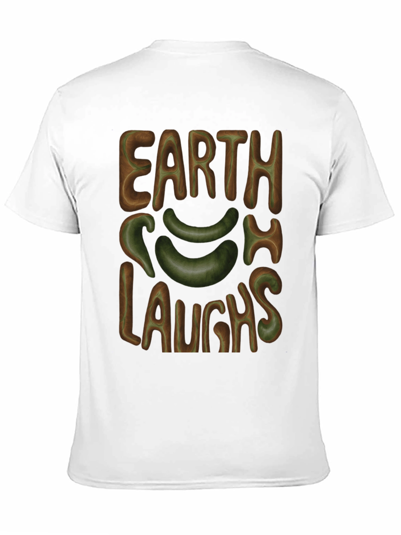 Black Earth Laughs T-Shirt - Graphic Tee view 11