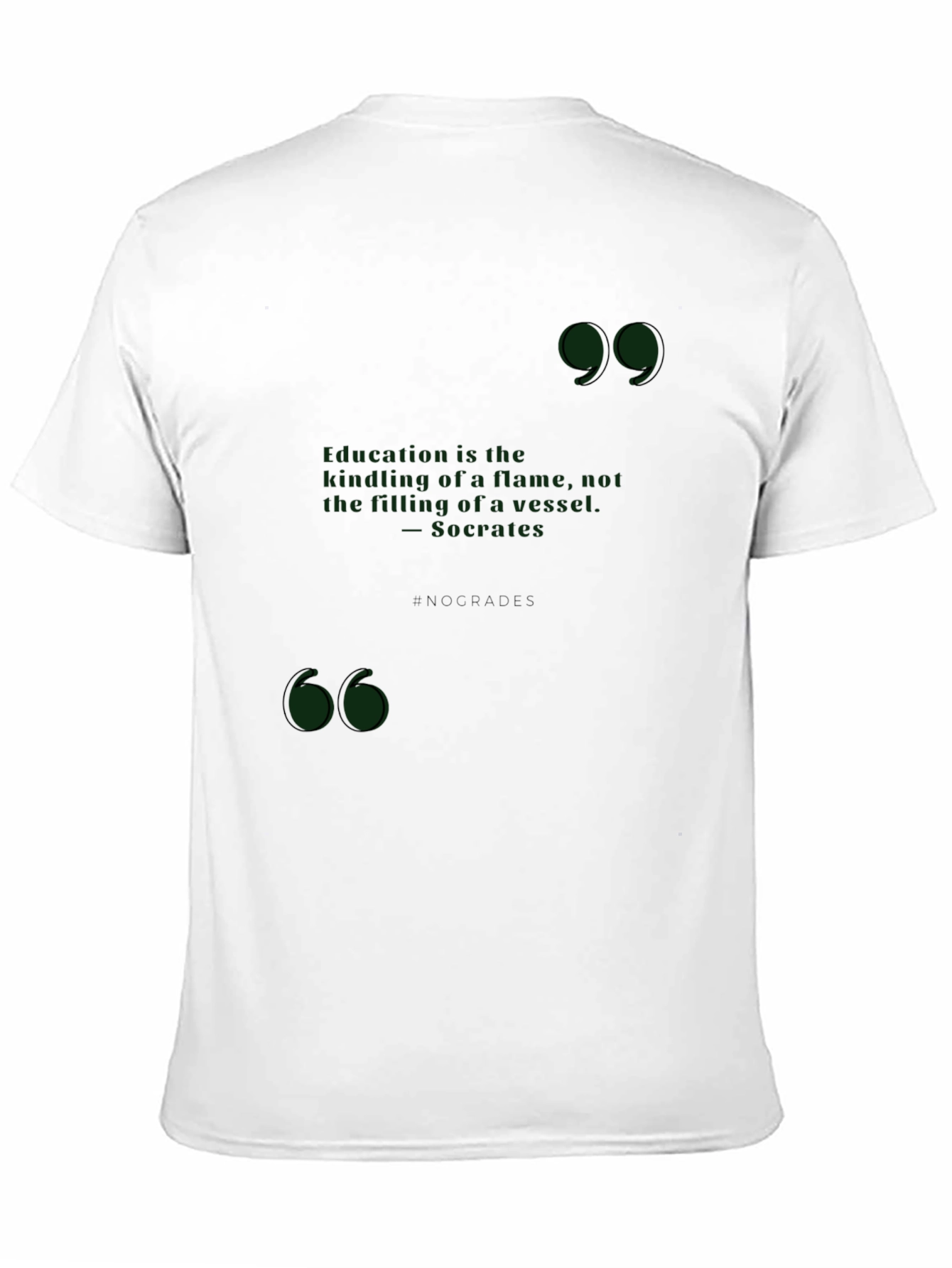 Black Philosophical Socrates Quote T-Shirt - Education Gift view 11