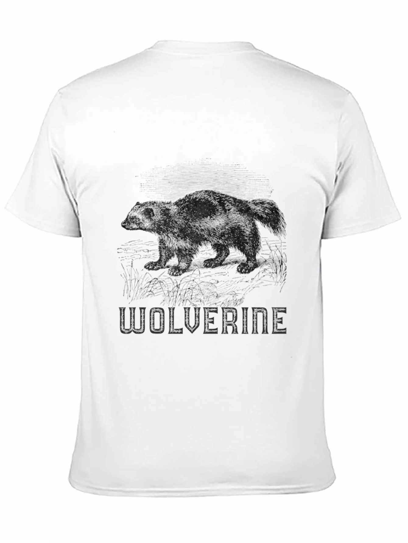 Black Wolverine Graphic Print Black T-Shirt view 11