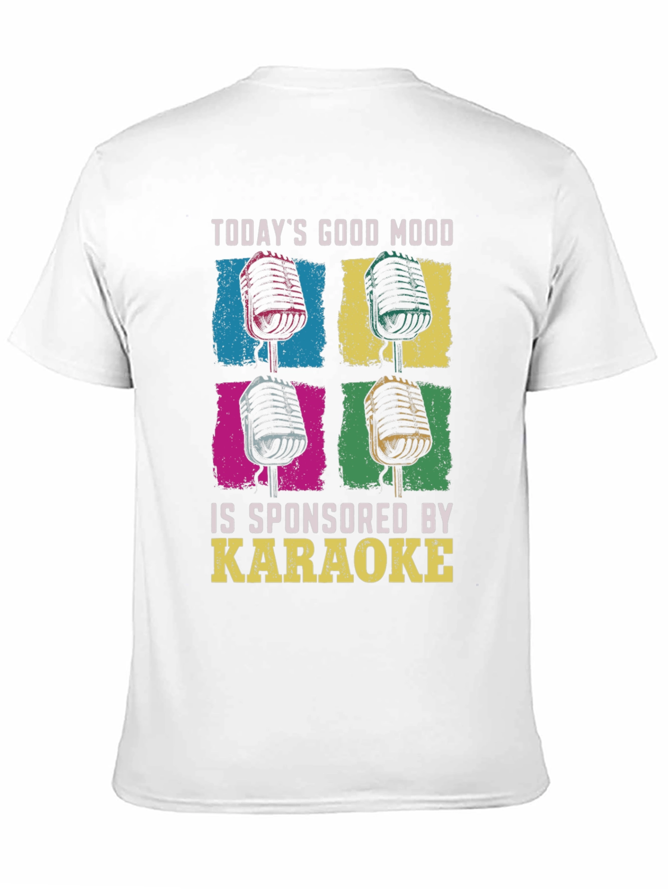 Black Karaoke Good Mood Graphic T-Shirt view 11