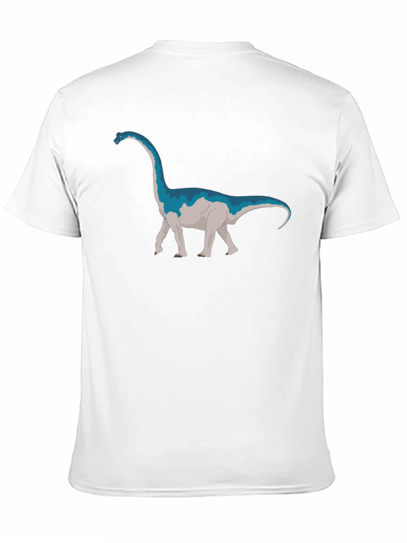 Black Blue Dinosaur Graphic T-Shirt view 11