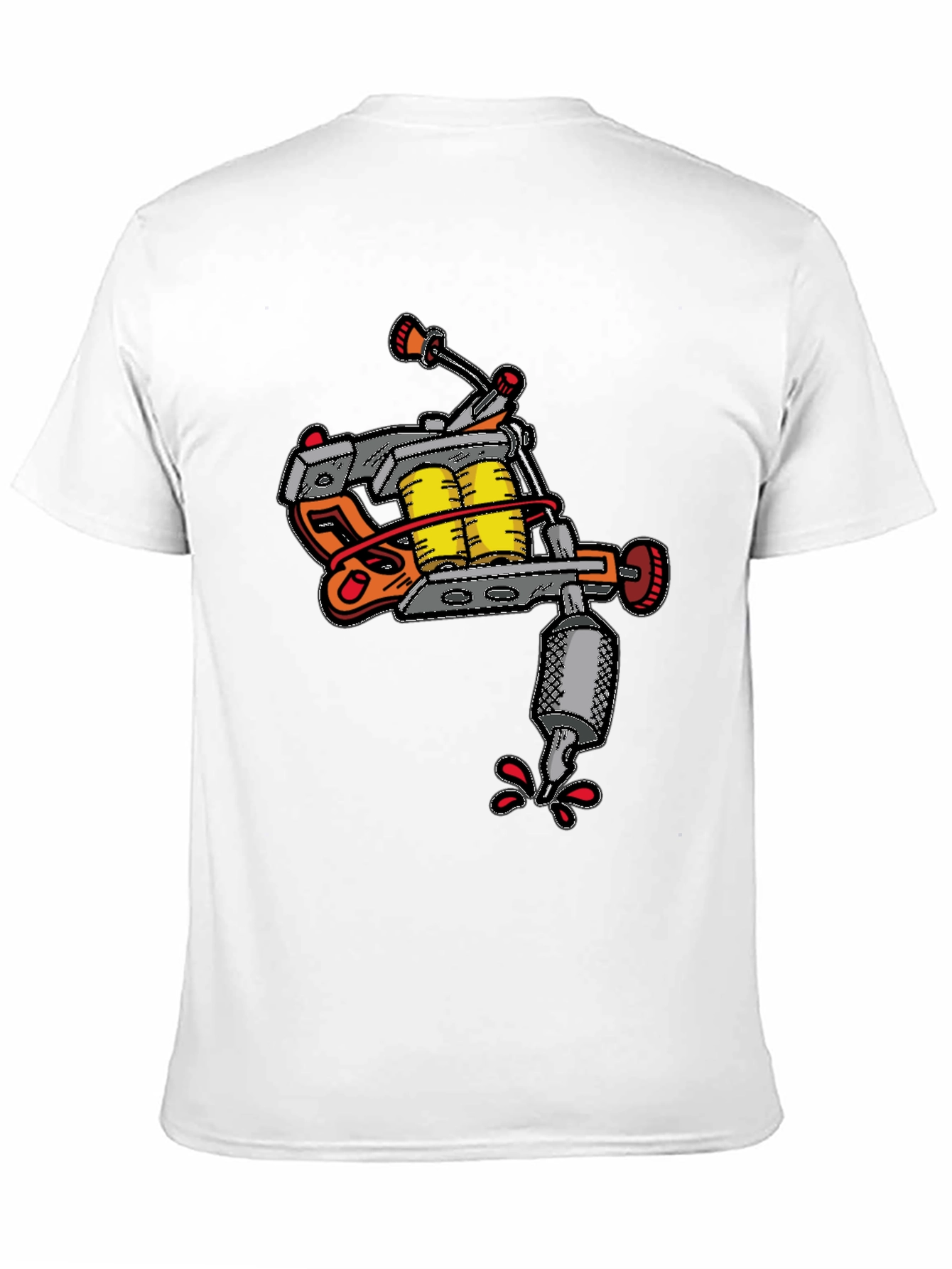 Black Tattoo Machine Graphic Tee - Unique Design view 11