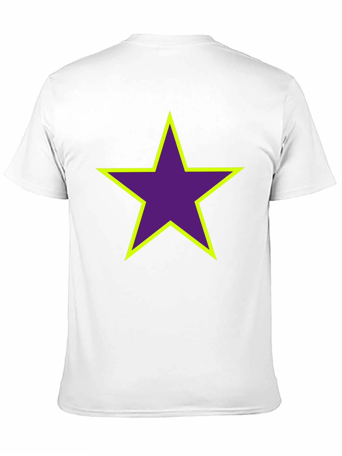 Black Bold Star Graphic T-Shirt view 11