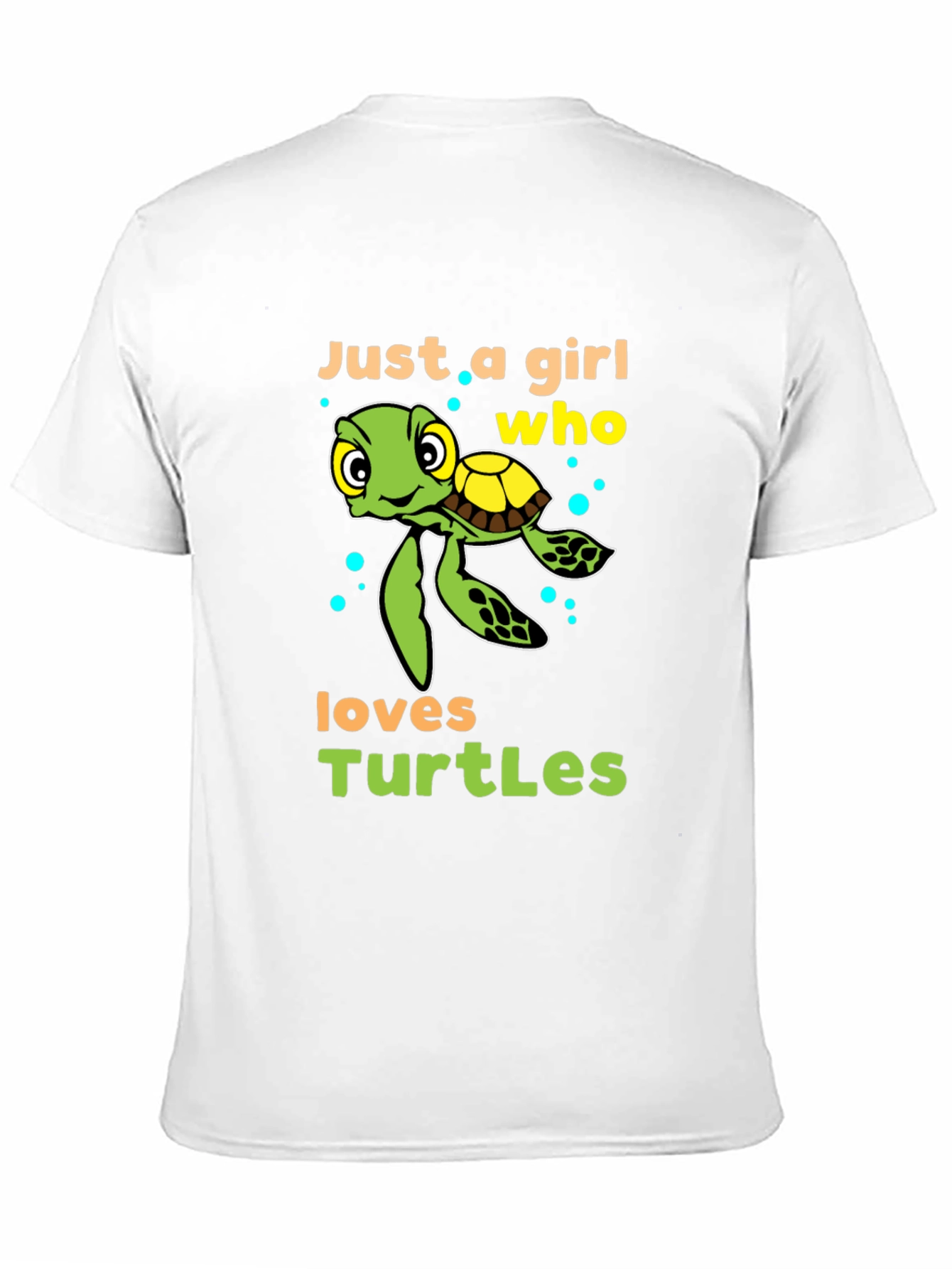 Black Girl Who Loves Turtles T-Shirt - Cute Sea Turtle Design view 11
