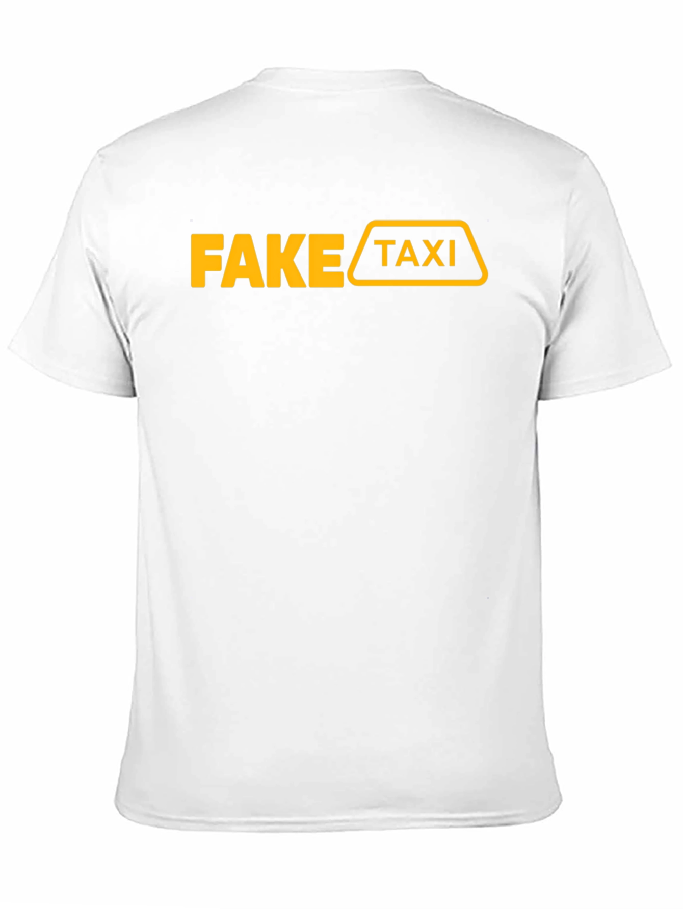 Black Fake Taxi Graphic T-Shirt Funny Adult Humor Tee view 11