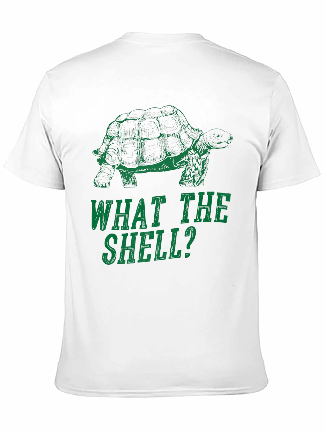 Black What the Shell? Turtle Graphic T-Shirt view 11