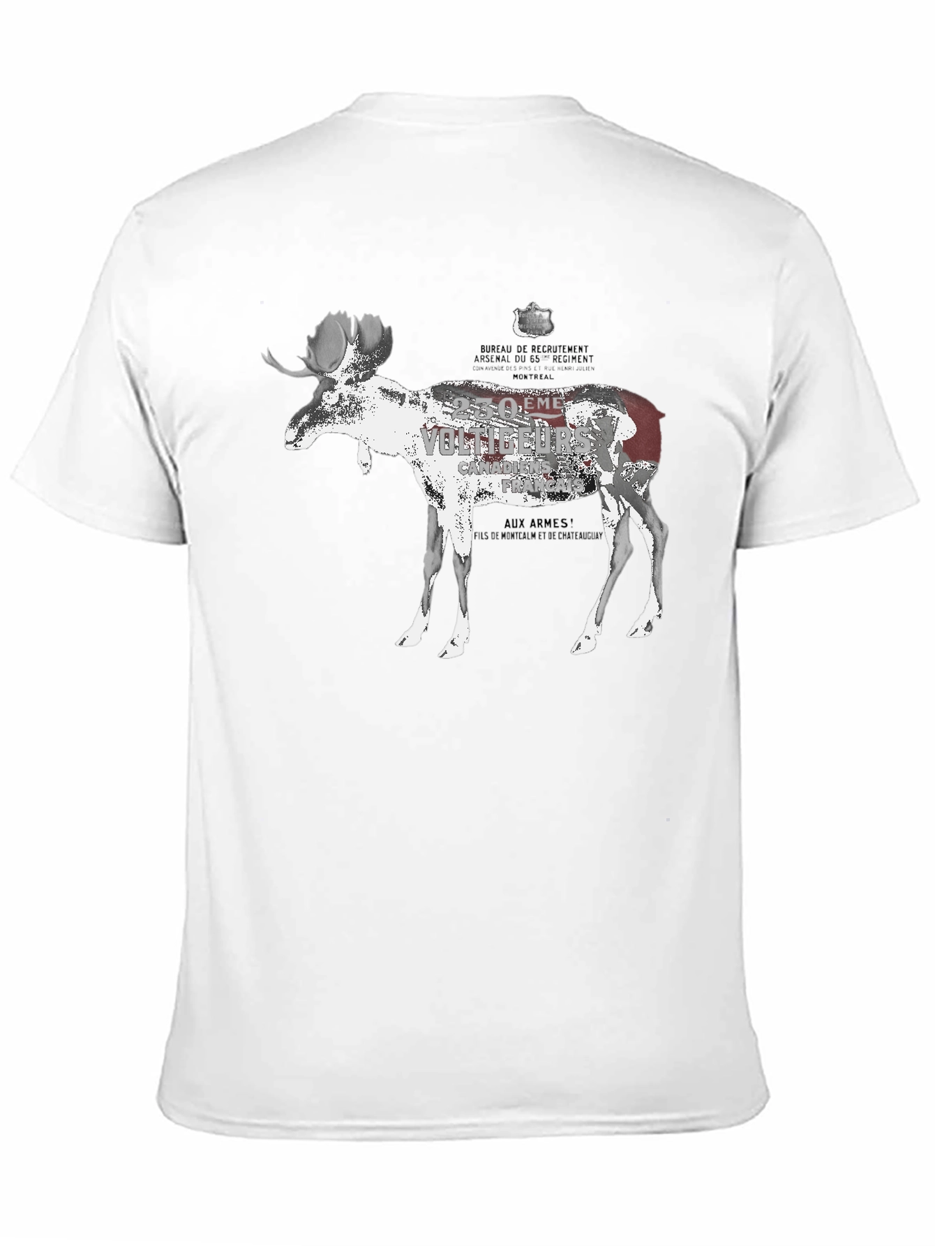 Black Moose Graphic Tee - Black Casual T-Shirt view 11