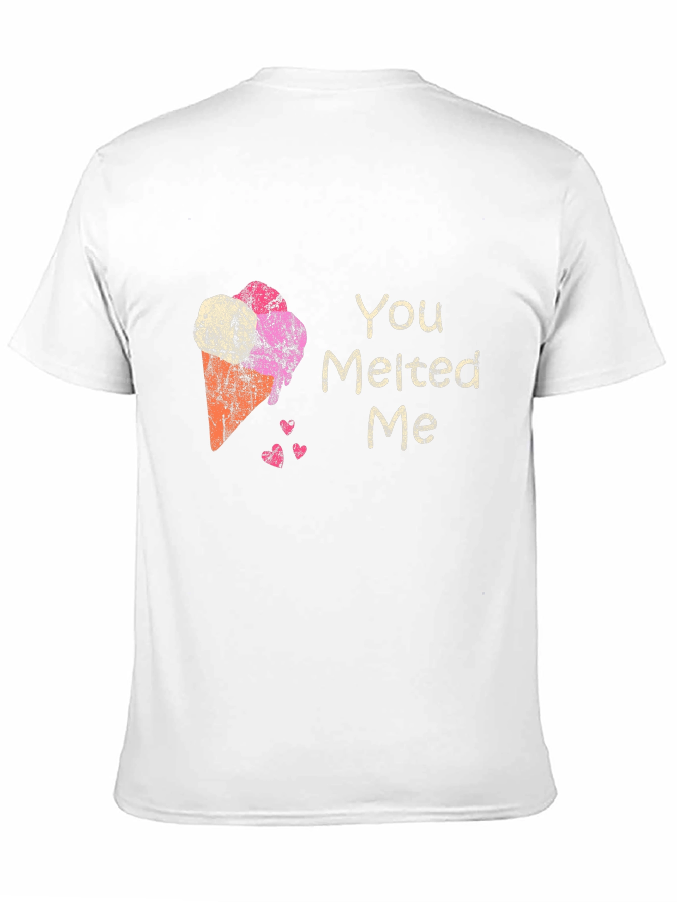 Black You Melted Me Ice Cream Graphic Tee view 11