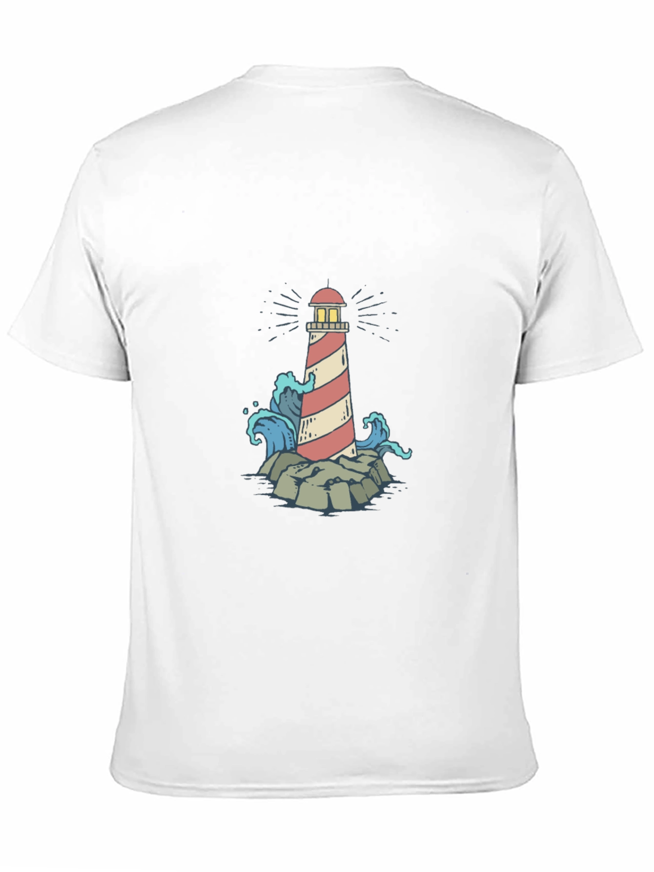 Black Lighthouse Graphic Print Tee view 11