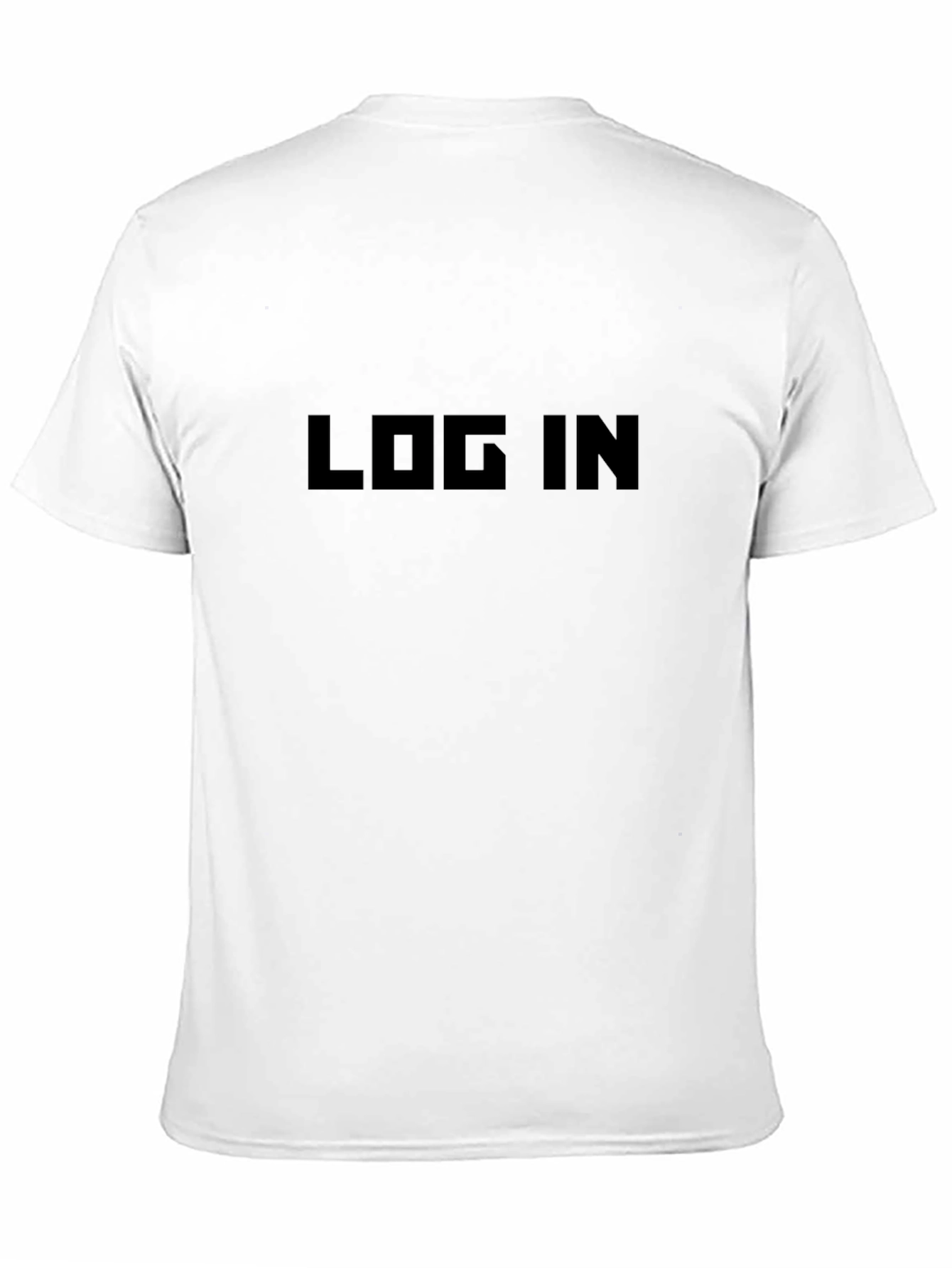 Black LOG IN Graphic Tee - Black T-Shirt view 11