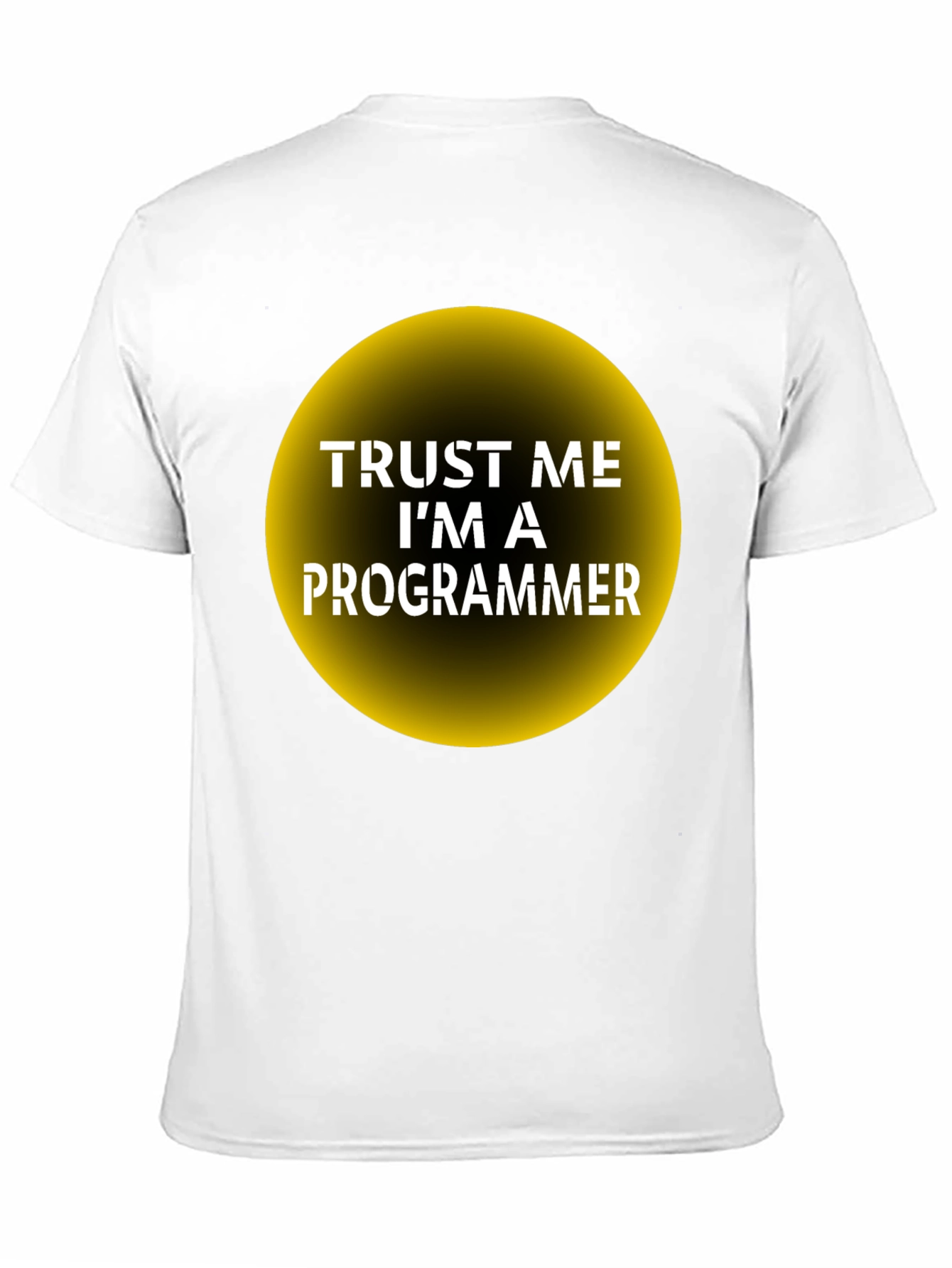 Black Trust Me I'm a Programmer T-Shirt view 11