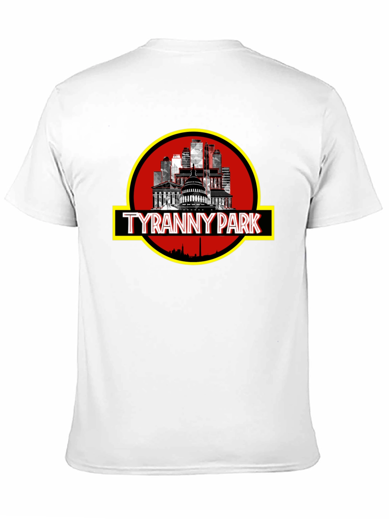 Black Tyranny Park Graphic T-Shirt - Political Statement Tee view 11